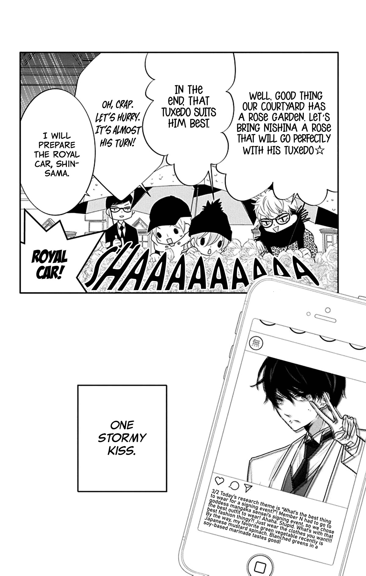 Koi ni Mudaguchi Chapter 14 page 29 - Chapter 14: Kiss and tuxedo.