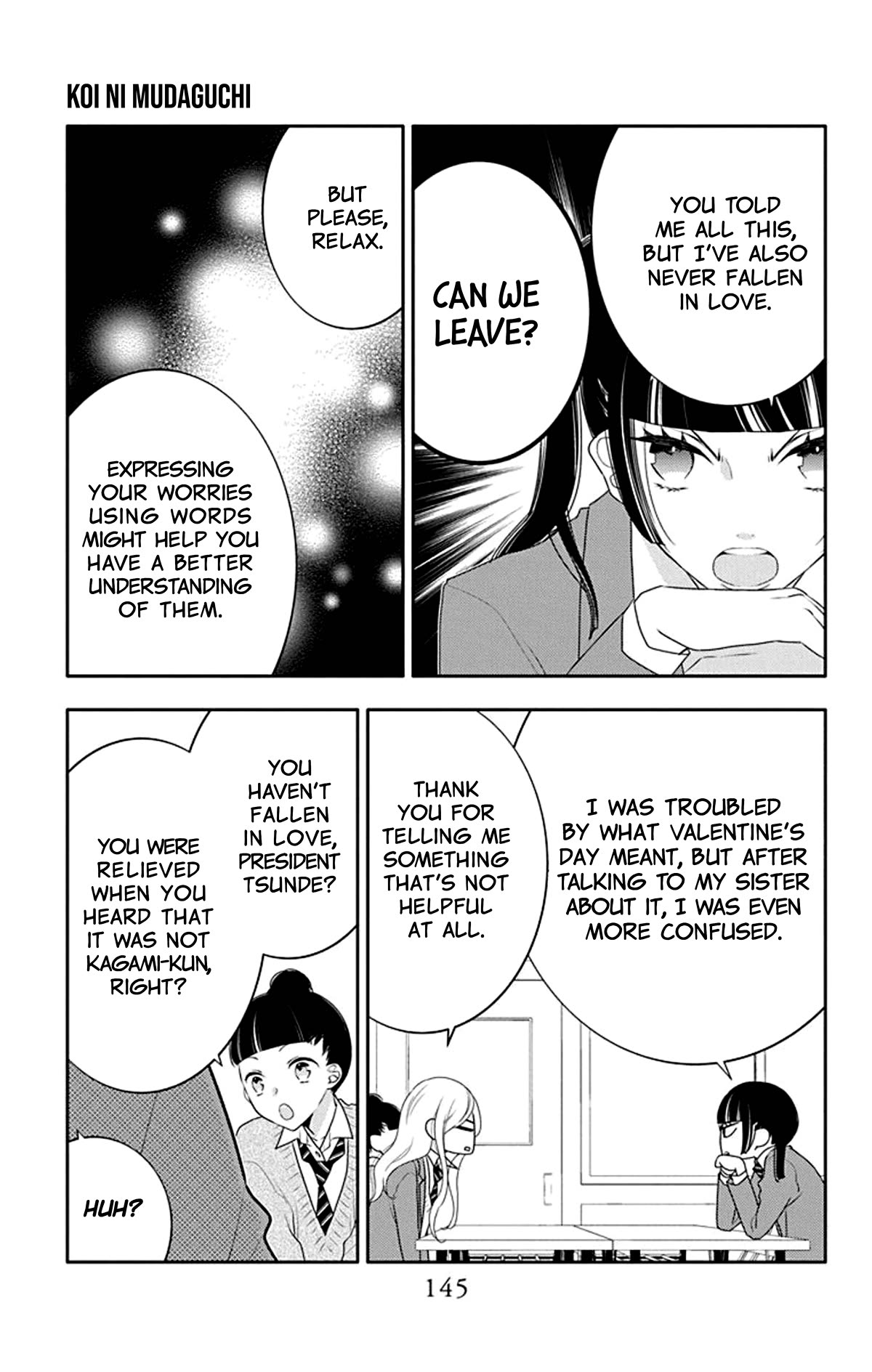 Koi ni Mudaguchi Chapter 15 page 22 - Chapter 15: Storyboard and neutrality.