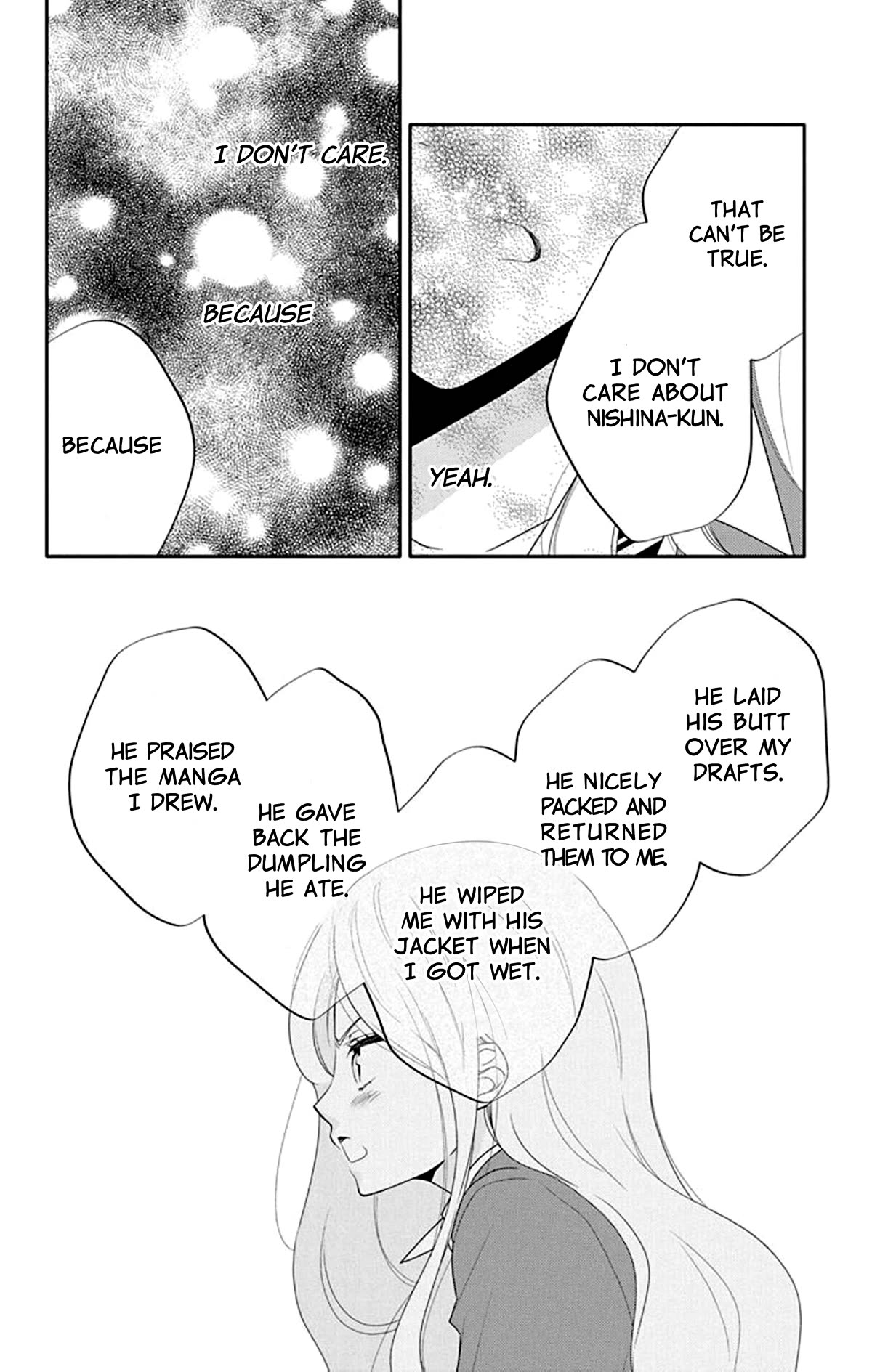 Koi ni Mudaguchi Chapter 15 page 25 - Chapter 15: Storyboard and neutrality.