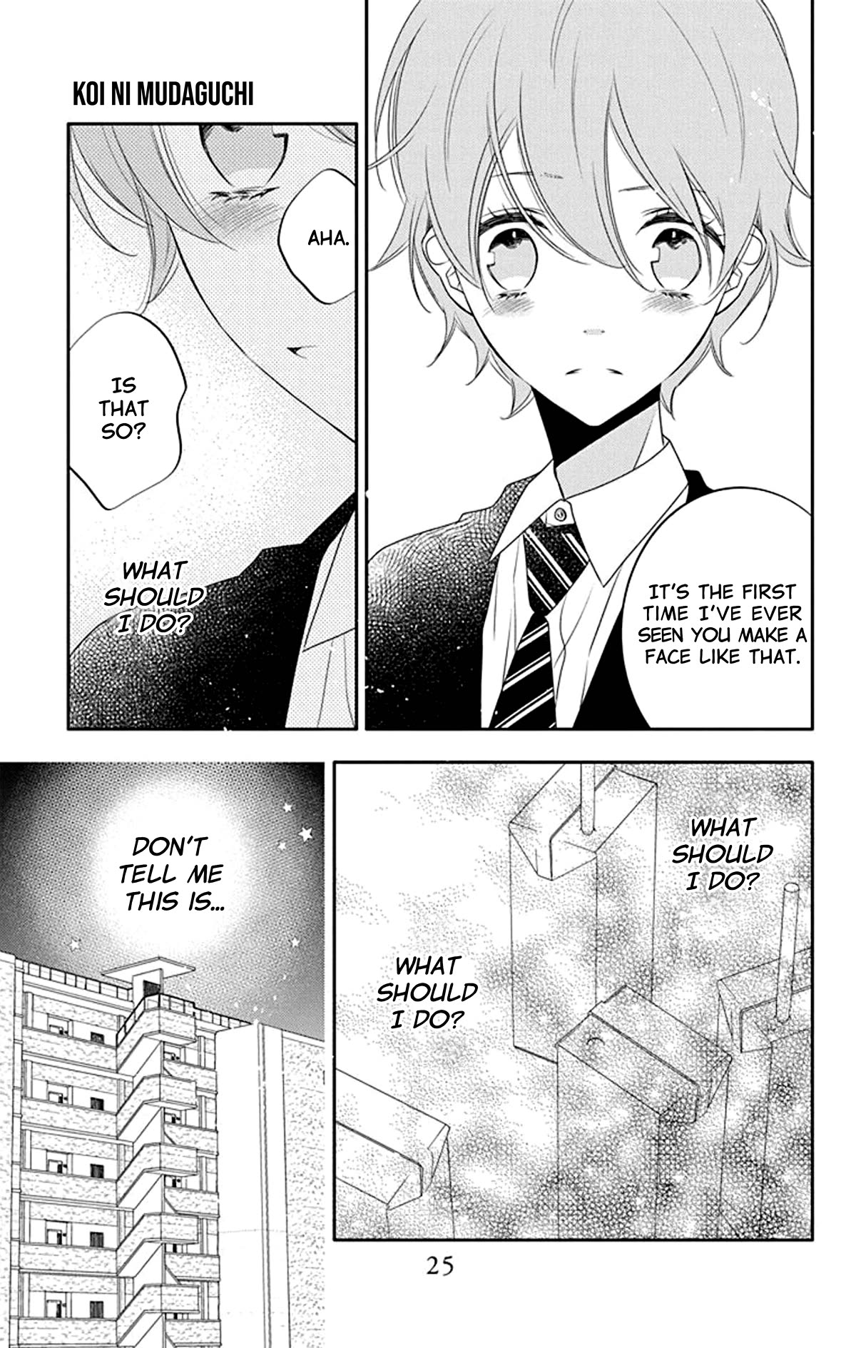 Koi ni Mudaguchi Chapter 16 page 25 - Chapter 16: Flavor and gap.