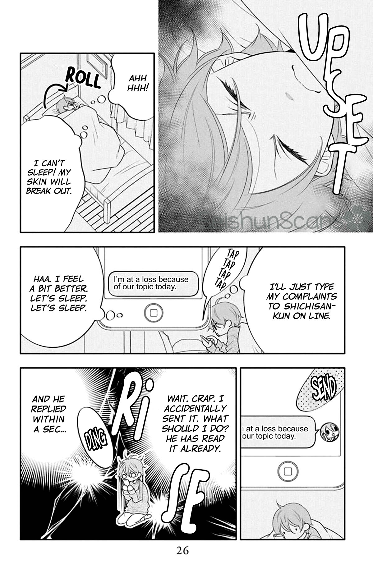 Koi ni Mudaguchi Chapter 16 page 26 - Chapter 16: Flavor and gap.
