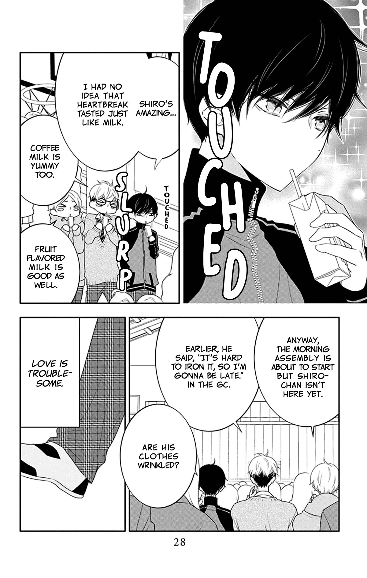Koi ni Mudaguchi Chapter 16 page 28 - Chapter 16: Flavor and gap.