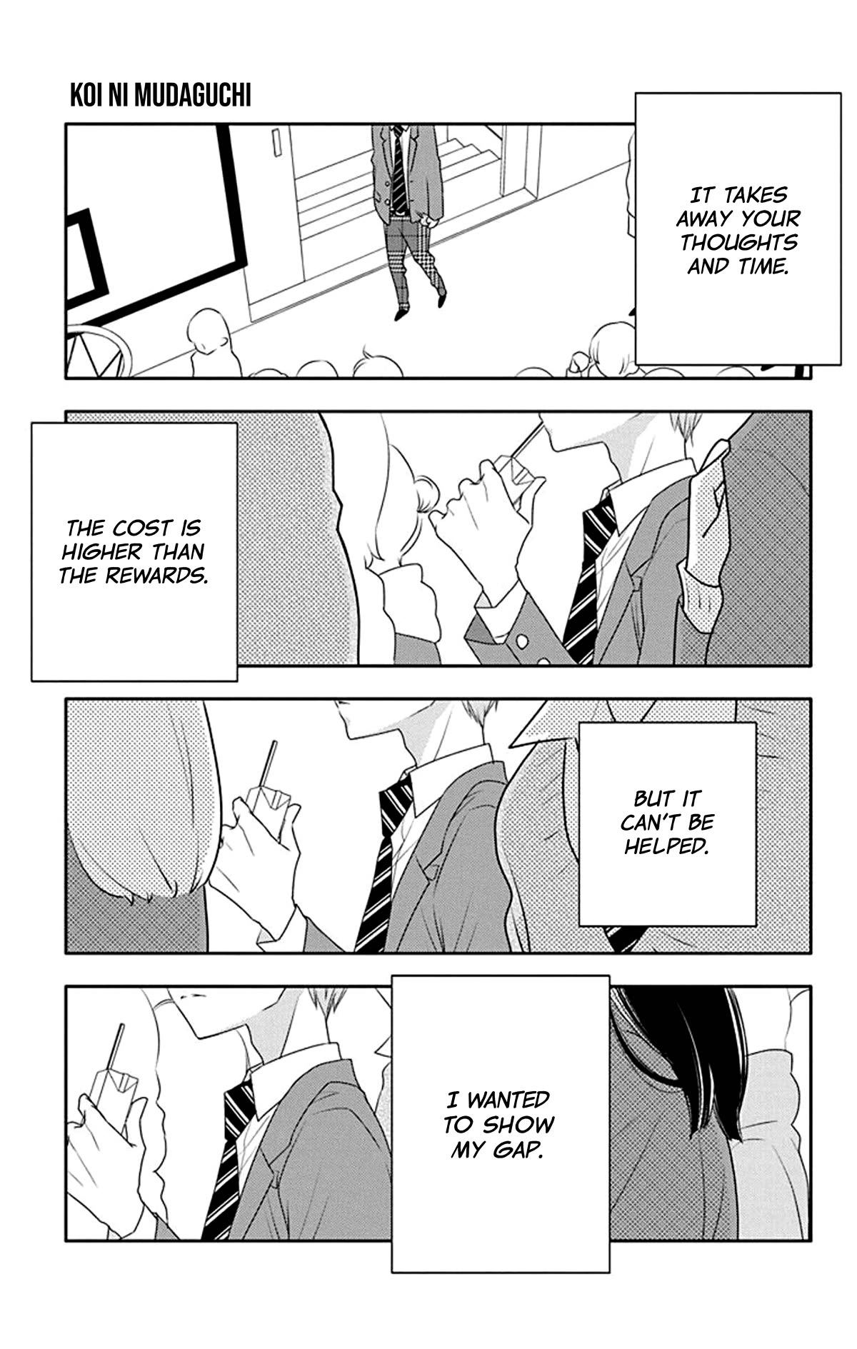 Koi ni Mudaguchi Chapter 16 page 29 - Chapter 16: Flavor and gap.