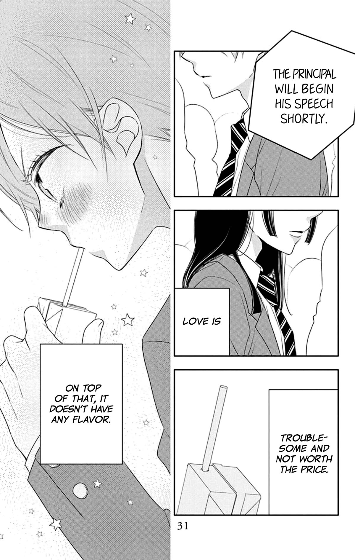 Koi ni Mudaguchi Chapter 16 page 31 - Chapter 16: Flavor and gap.