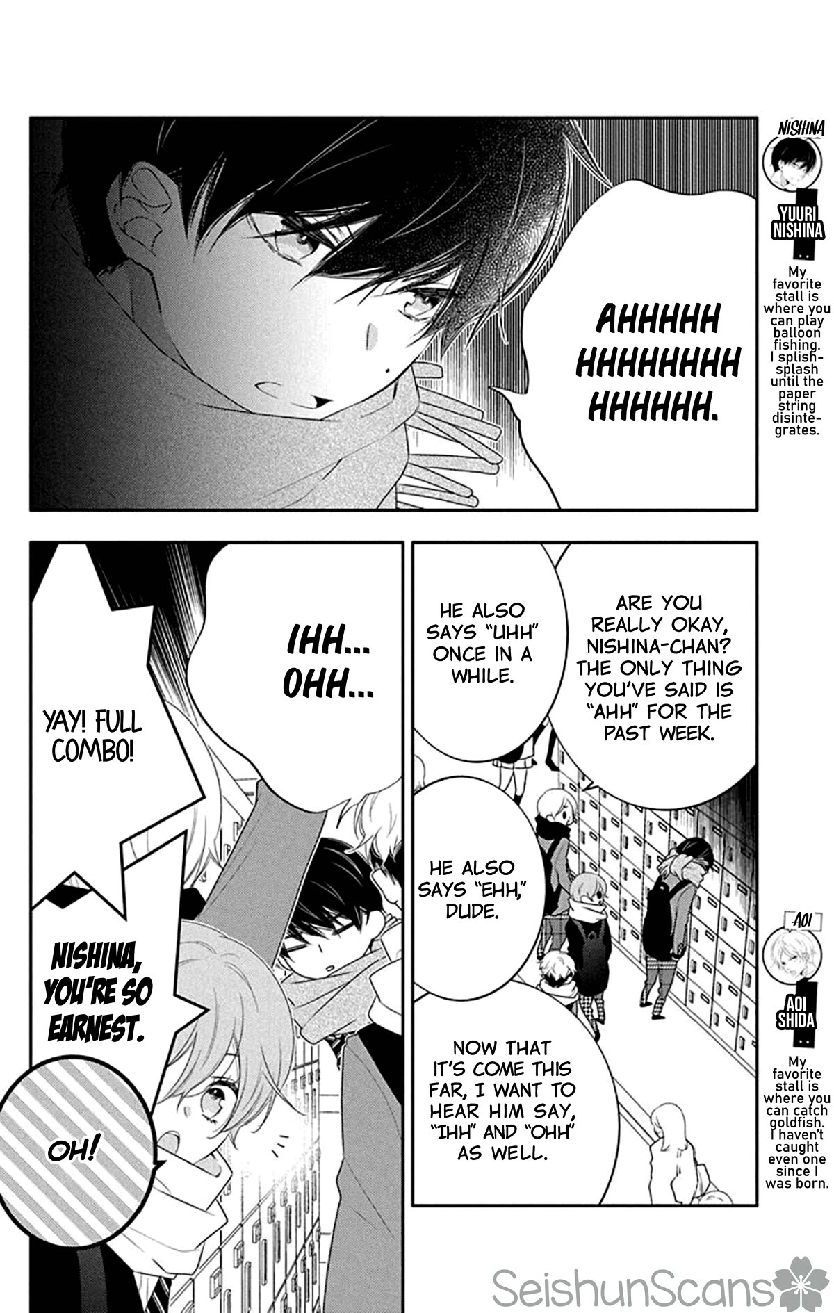 Koi ni Mudaguchi Chapter 16 page 6 - Chapter 16: Flavor and gap.