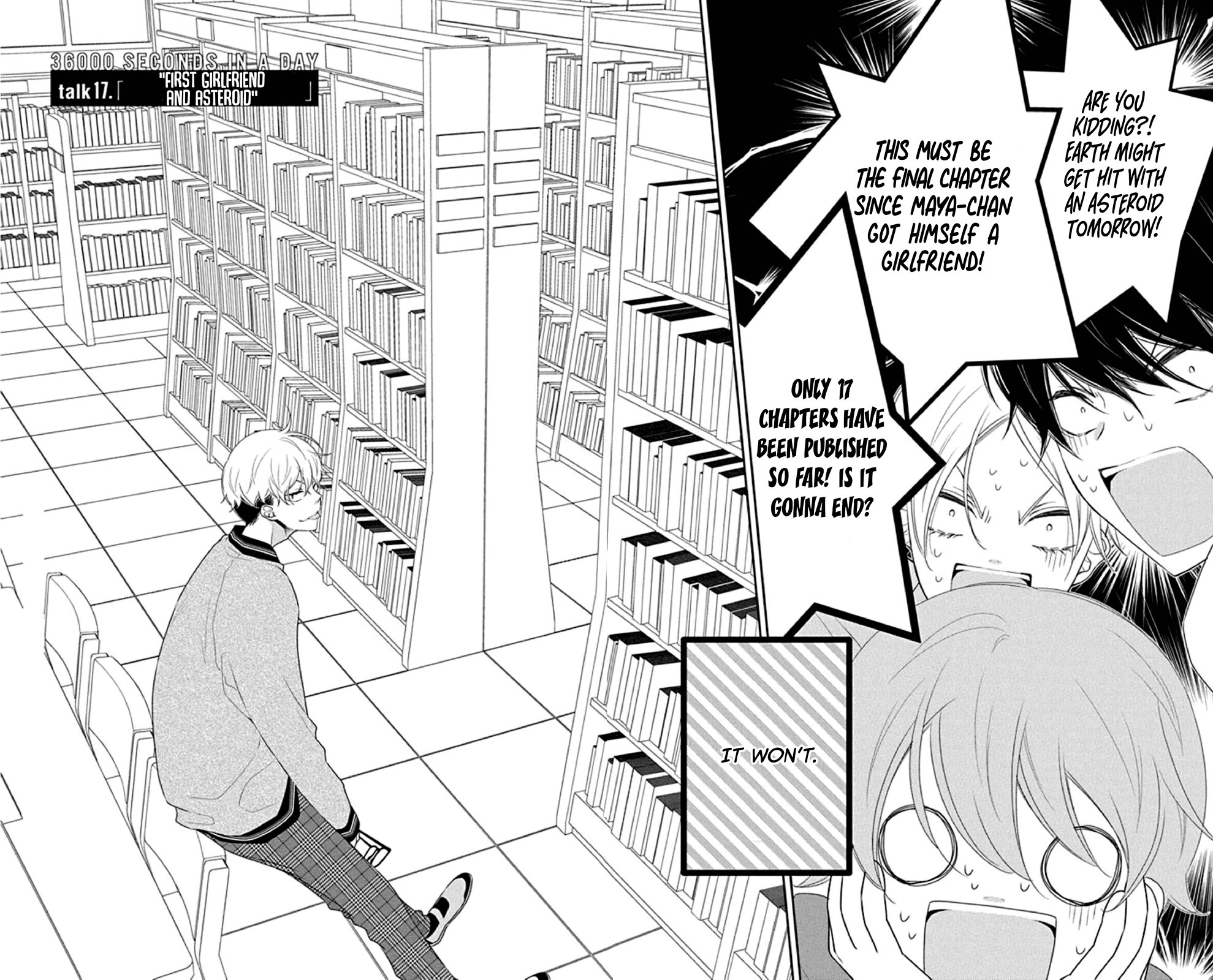 Koi ni Mudaguchi Chapter 17 page 3 - Chapter 17: First girlfriend and asteroid