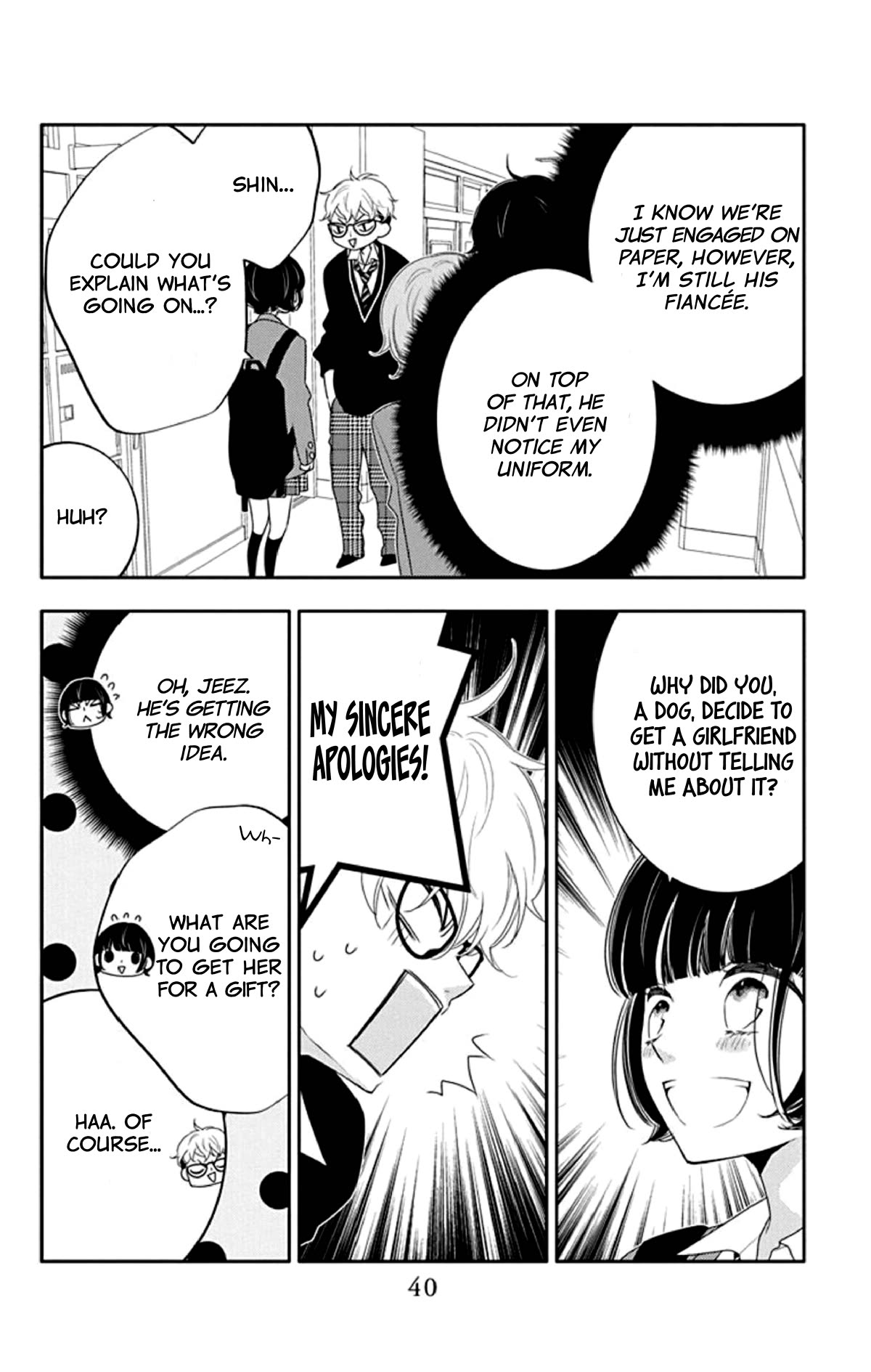 Koi ni Mudaguchi Chapter 17 page 8 - Chapter 17: First girlfriend and asteroid