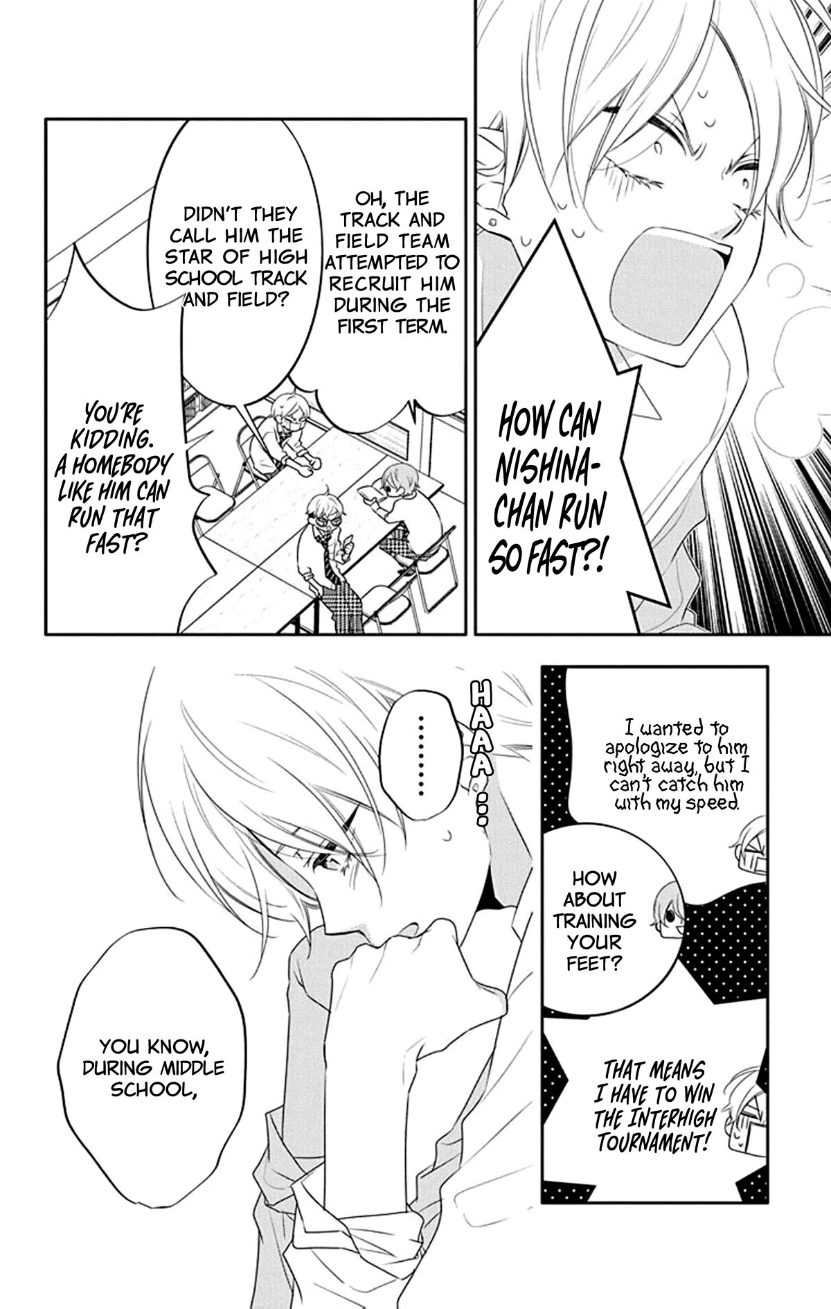 Koi ni Mudaguchi Chapter 18 page 12 - Chapter 18: Sorry and band-aid.
