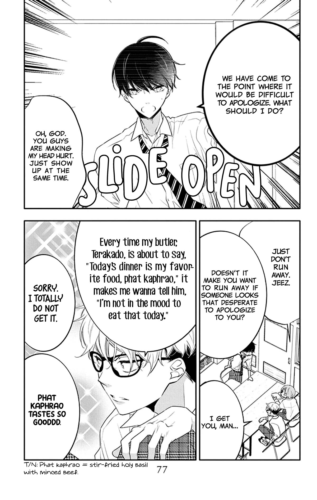 Koi ni Mudaguchi Chapter 18 page 15 - Chapter 18: Sorry and band-aid.