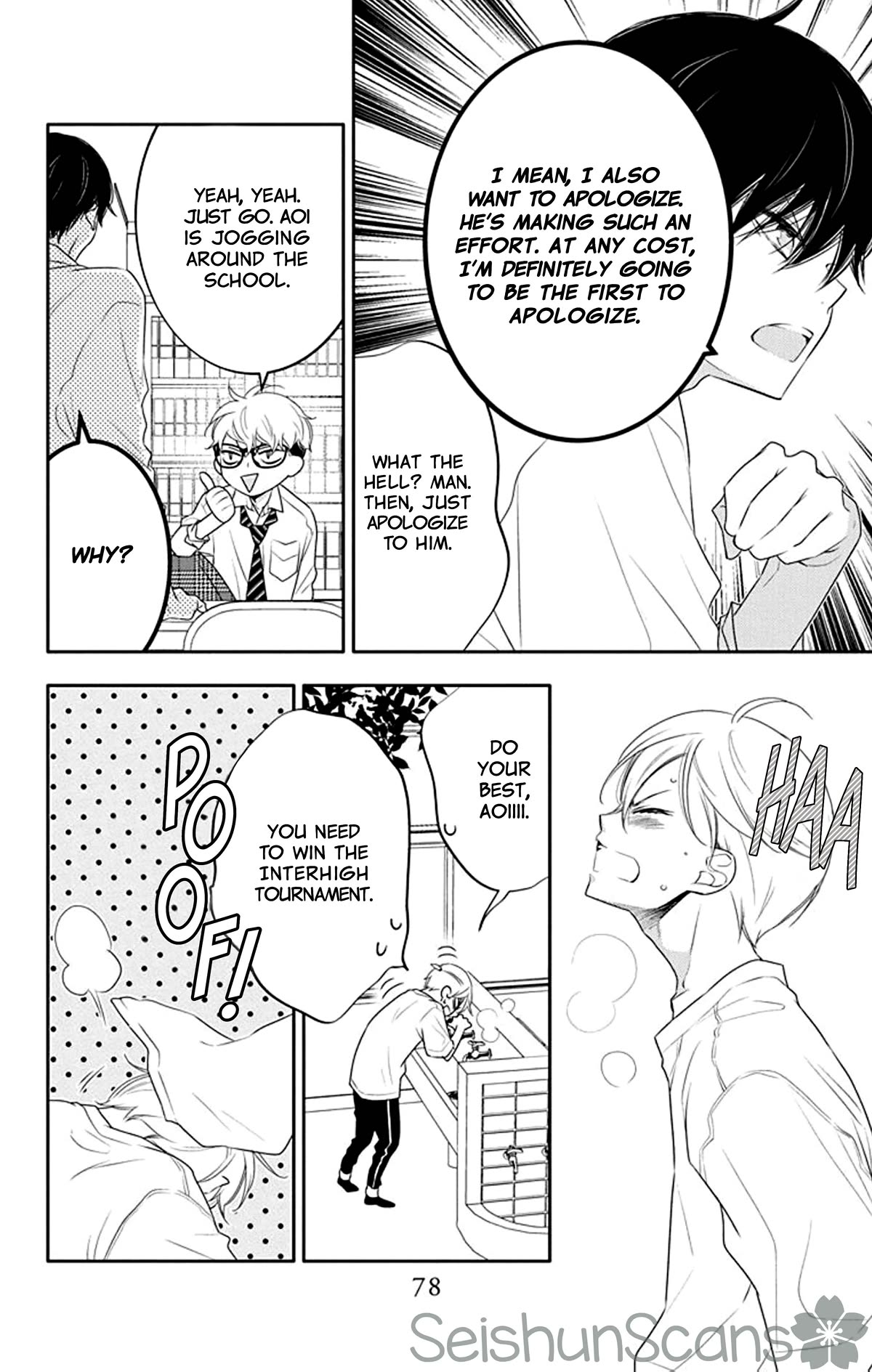 Koi ni Mudaguchi Chapter 18 page 16 - Chapter 18: Sorry and band-aid.