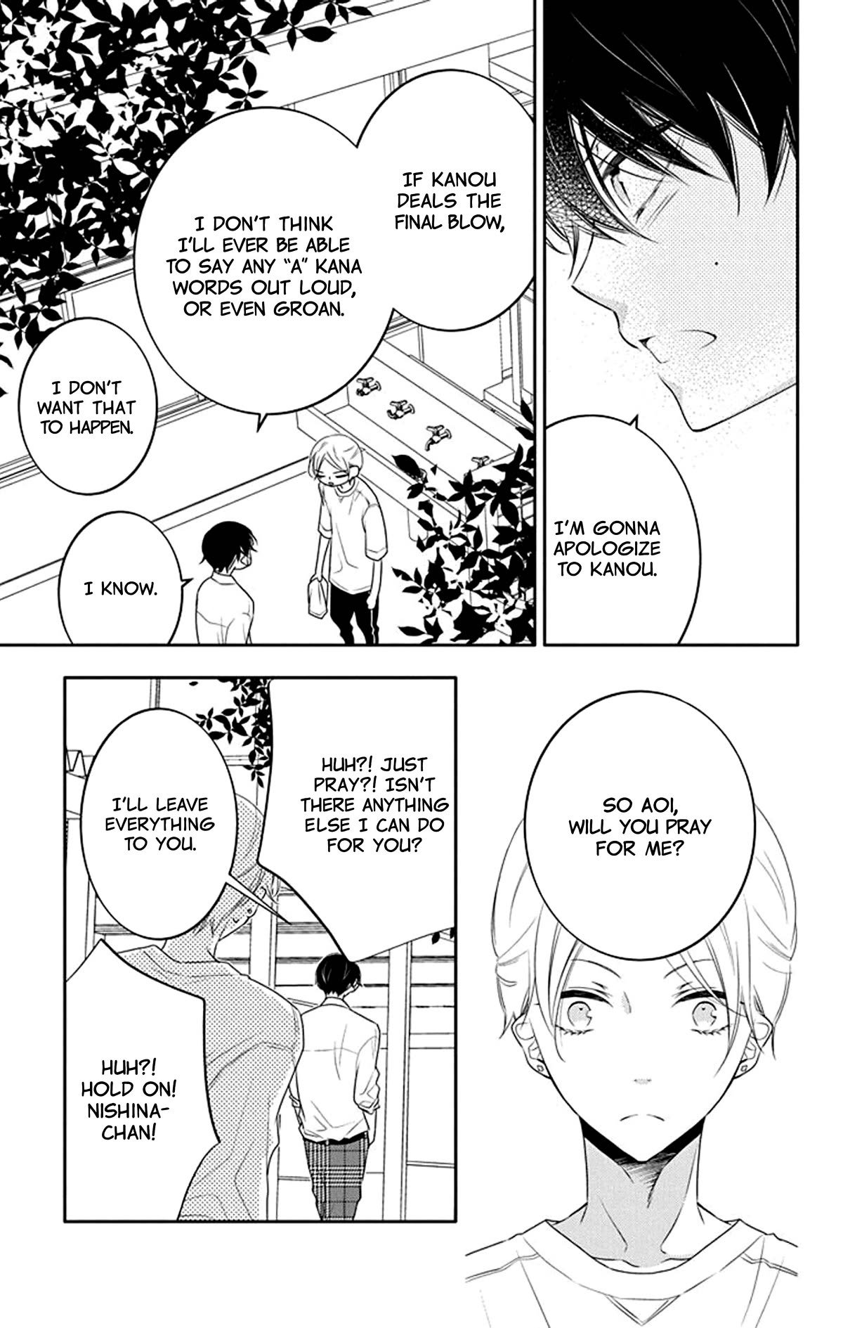 Koi ni Mudaguchi Chapter 18 page 19 - Chapter 18: Sorry and band-aid.