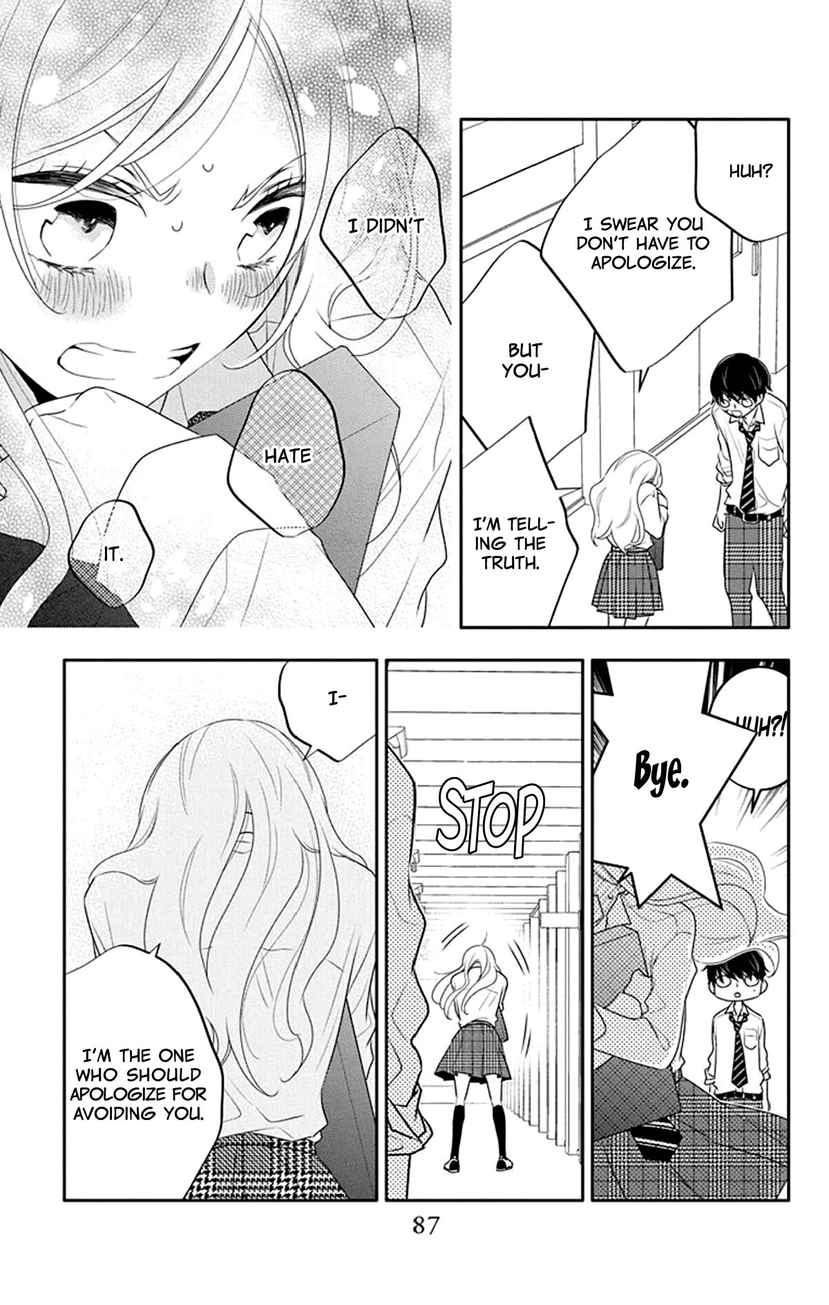 Koi ni Mudaguchi Chapter 18 page 24 - Chapter 18: Sorry and band-aid.