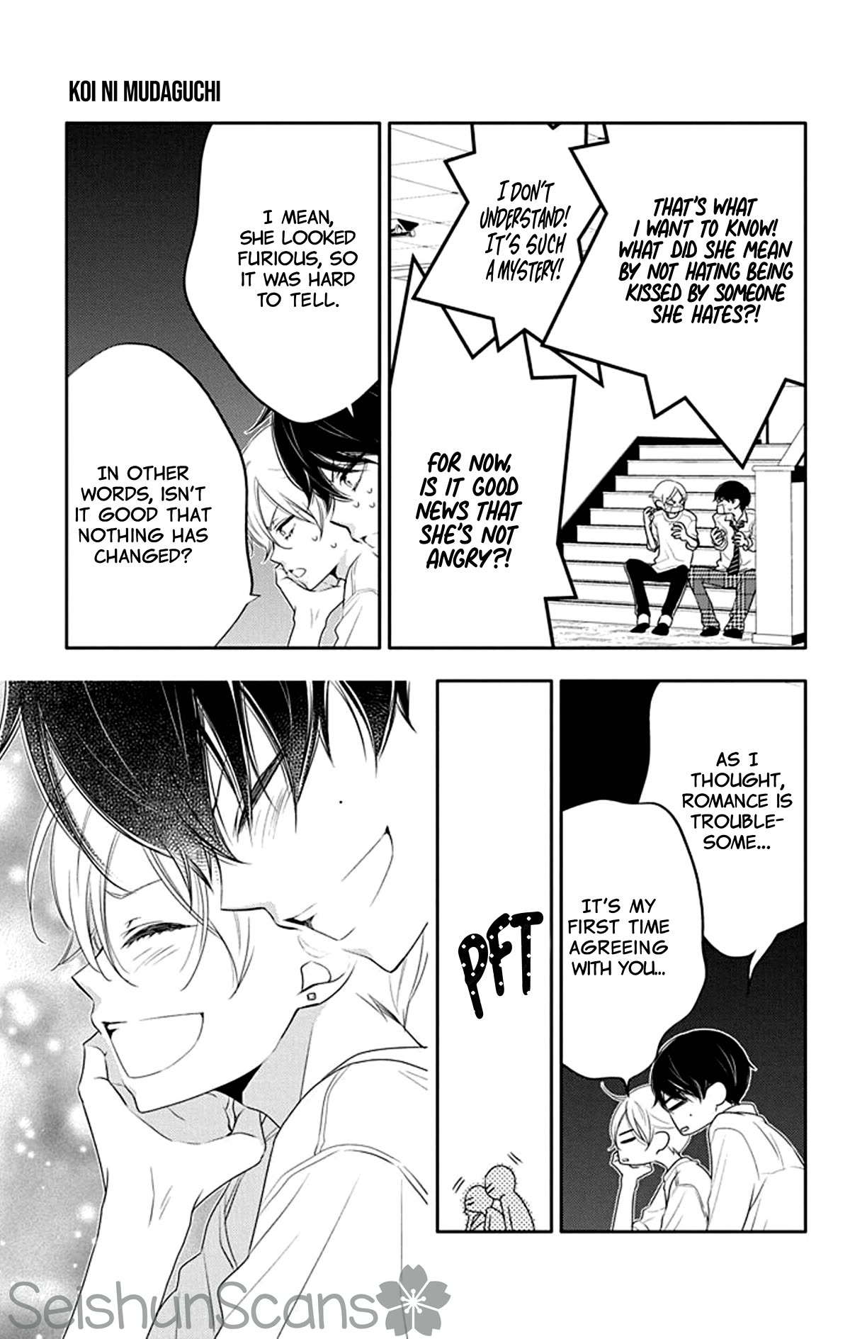 Koi ni Mudaguchi Chapter 18 page 26 - Chapter 18: Sorry and band-aid.