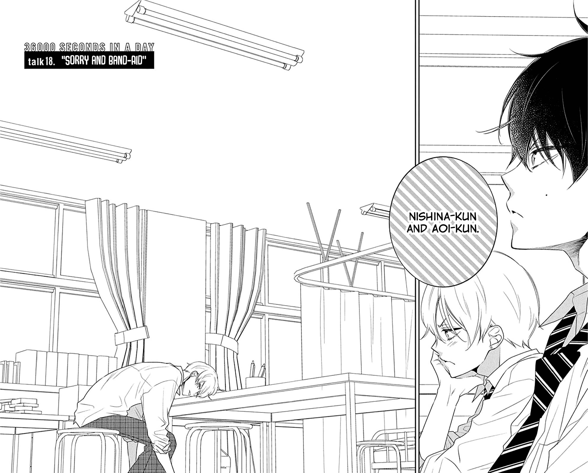 Koi ni Mudaguchi Chapter 18 page 3 - Chapter 18: Sorry and band-aid.