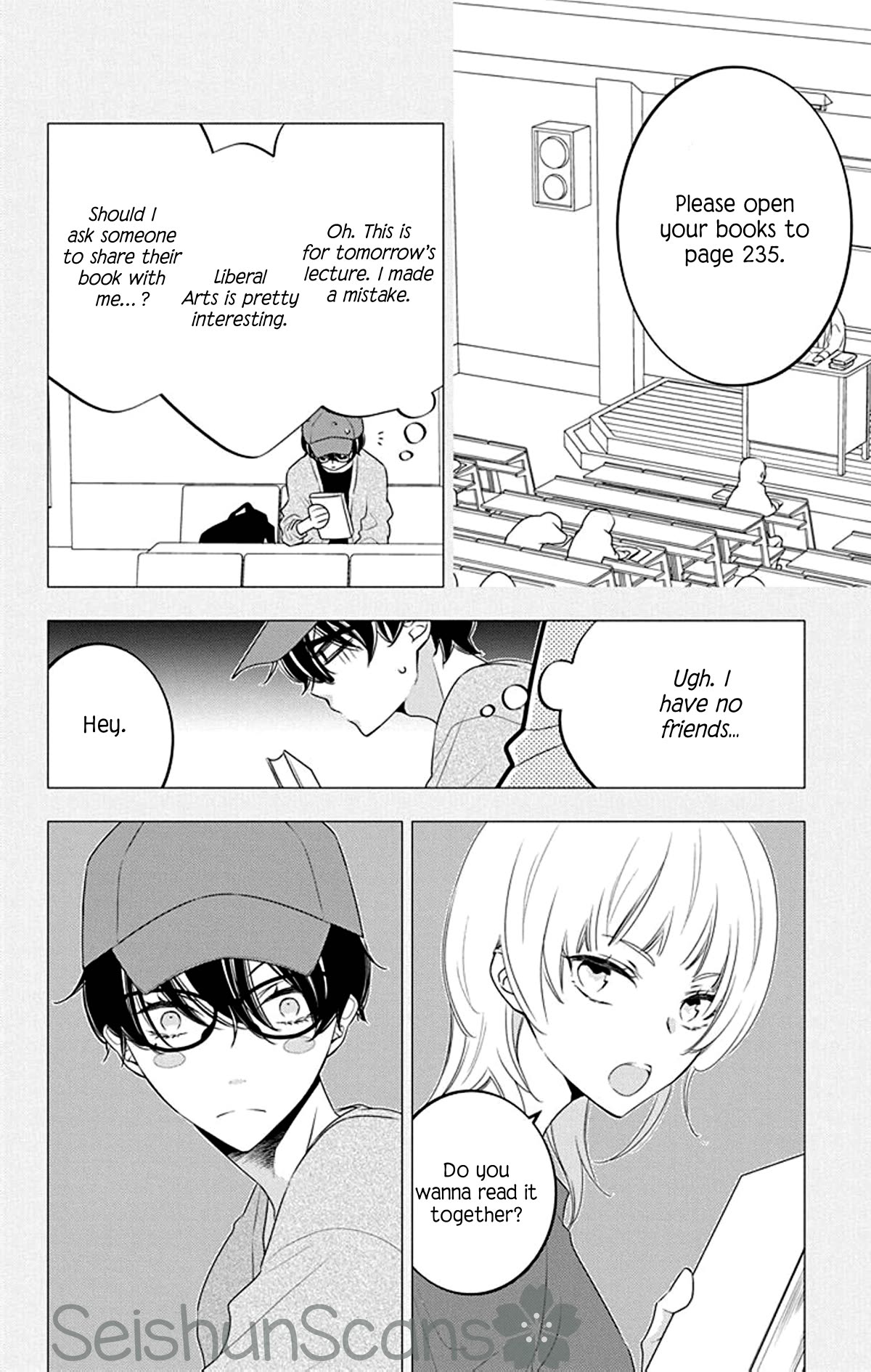 Koi ni Mudaguchi Chapter 19 page 11 - Chapter 19: Back and gyoza.