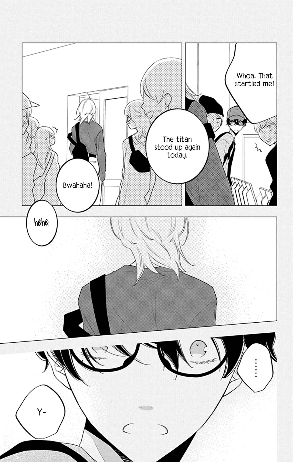 Koi ni Mudaguchi Chapter 19 page 14 - Chapter 19: Back and gyoza.
