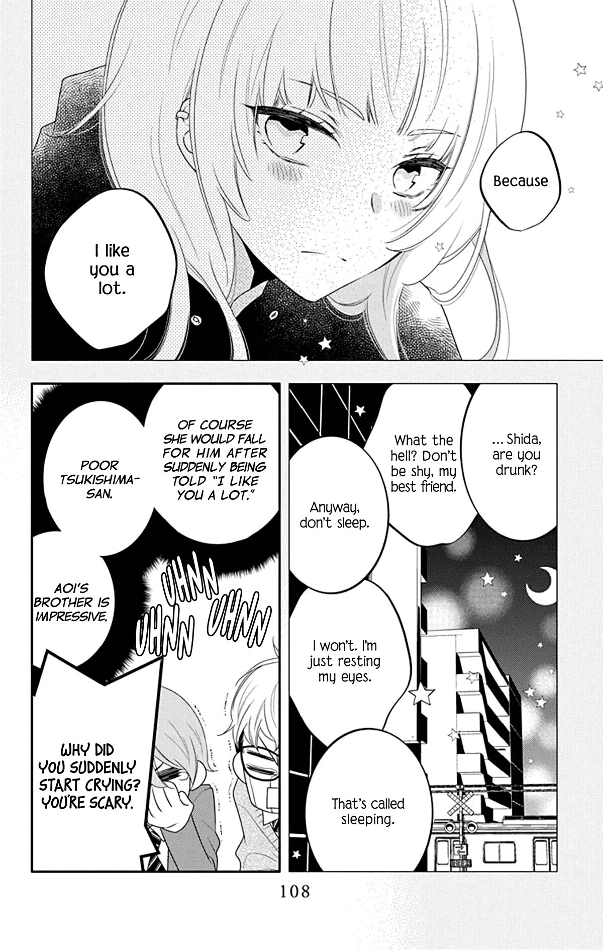Koi ni Mudaguchi Chapter 19 page 17 - Chapter 19: Back and gyoza.