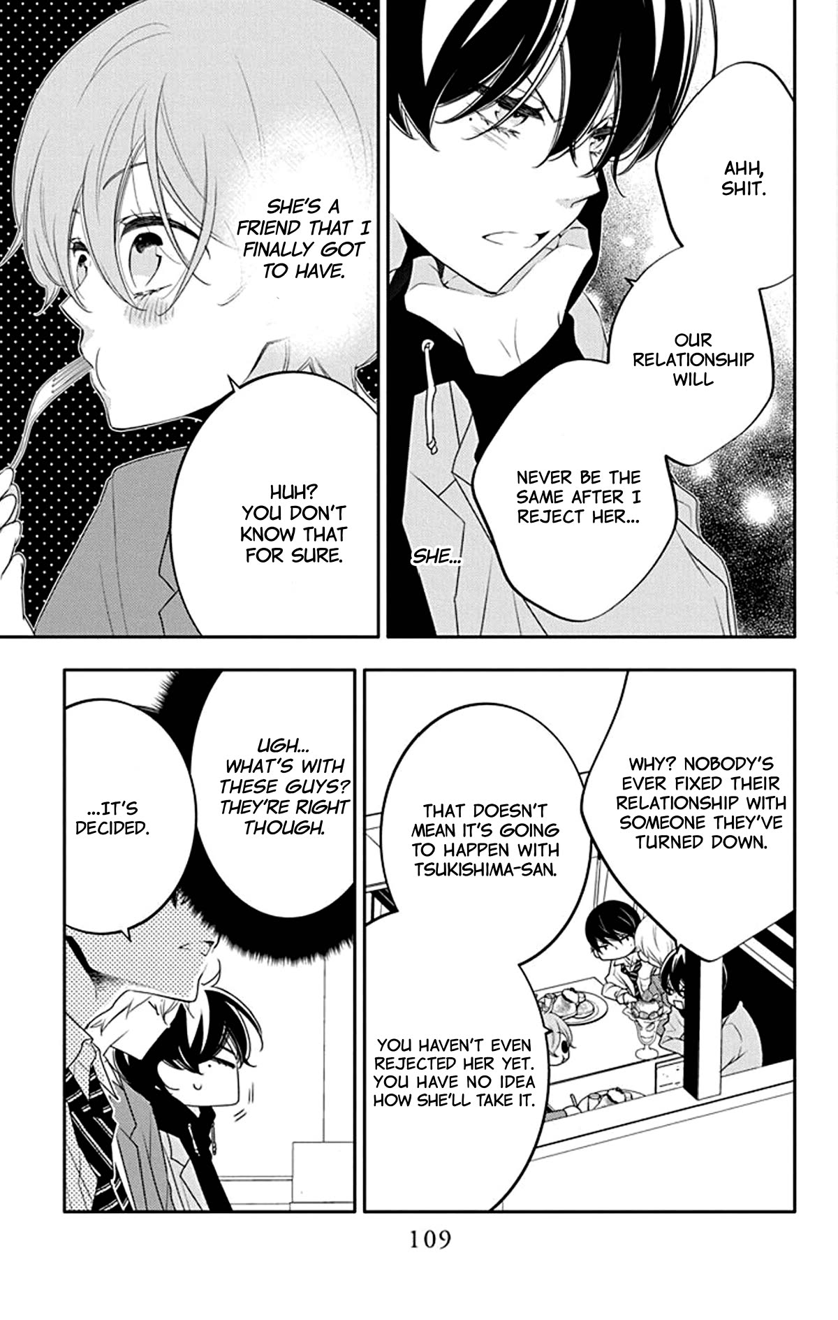 Koi ni Mudaguchi Chapter 19 page 18 - Chapter 19: Back and gyoza.