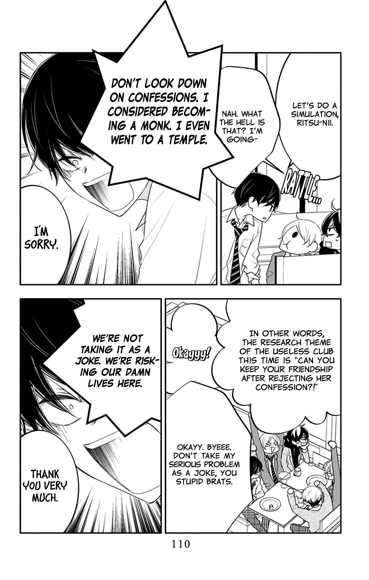 Koi ni Mudaguchi Chapter 19 page 19 - Chapter 19: Back and gyoza.