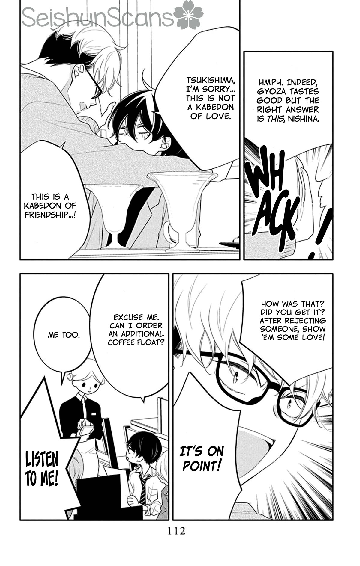 Koi ni Mudaguchi Chapter 19 page 21 - Chapter 19: Back and gyoza.