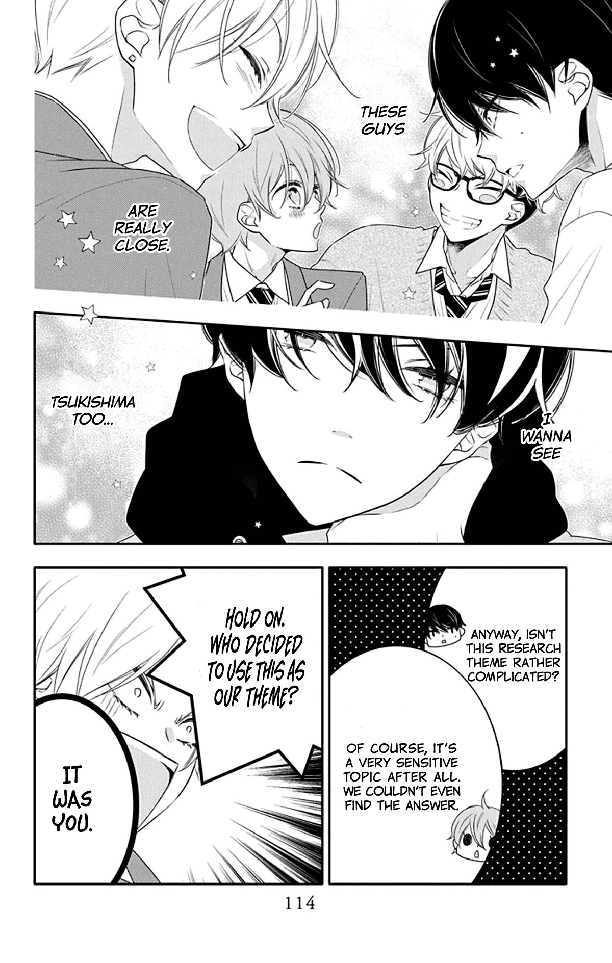 Koi ni Mudaguchi Chapter 19 page 23 - Chapter 19: Back and gyoza.