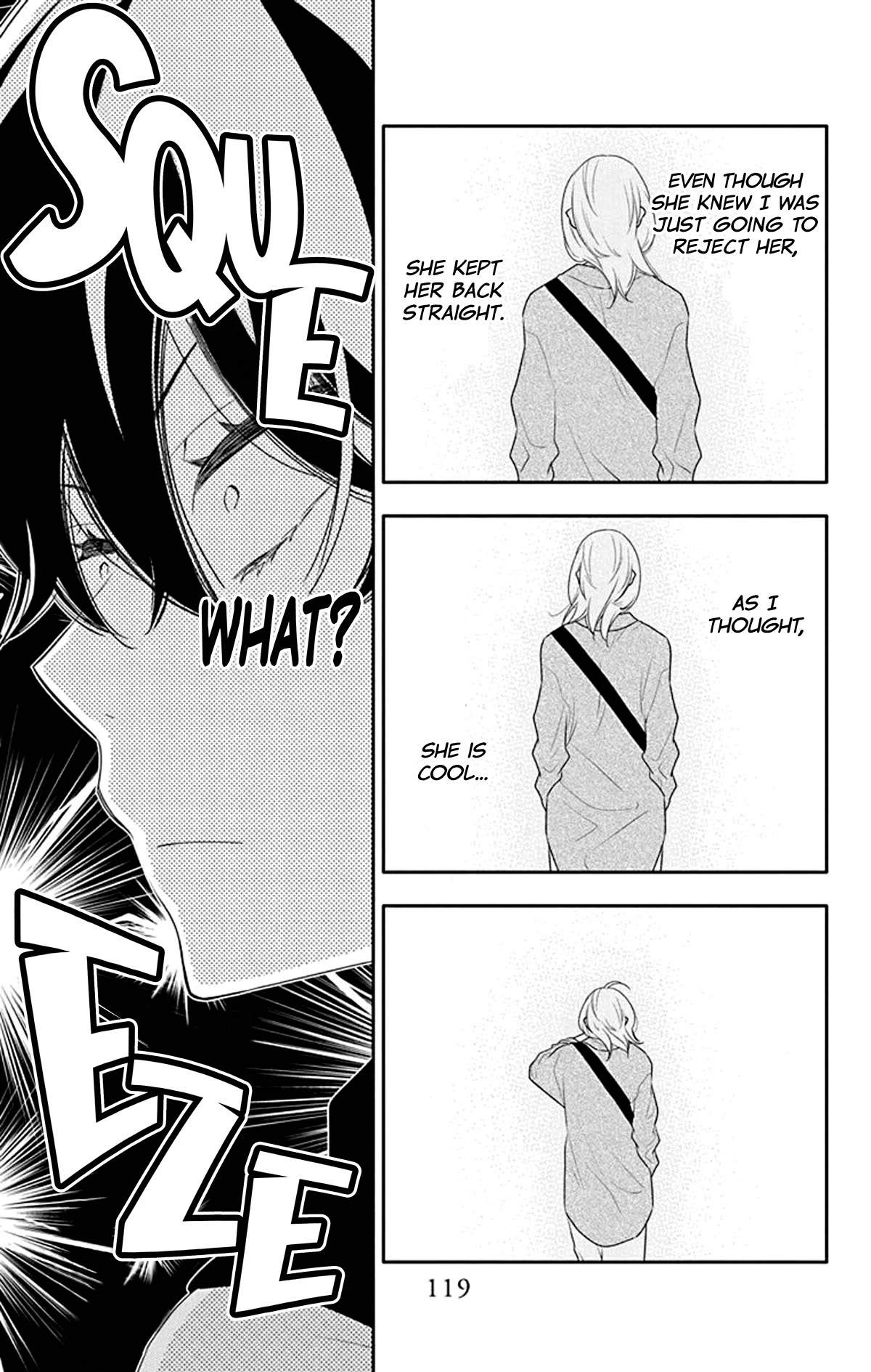 Koi ni Mudaguchi Chapter 19 page 28 - Chapter 19: Back and gyoza.