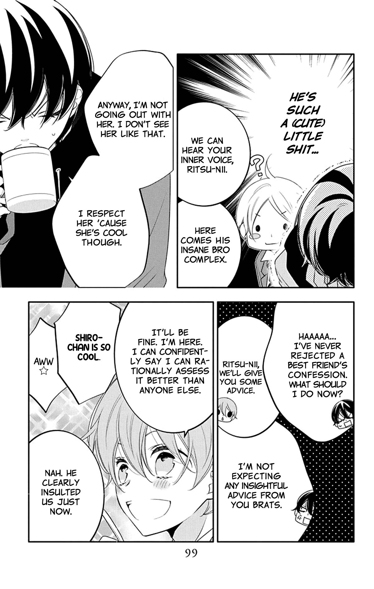 Koi ni Mudaguchi Chapter 19 page 8 - Chapter 19: Back and gyoza.