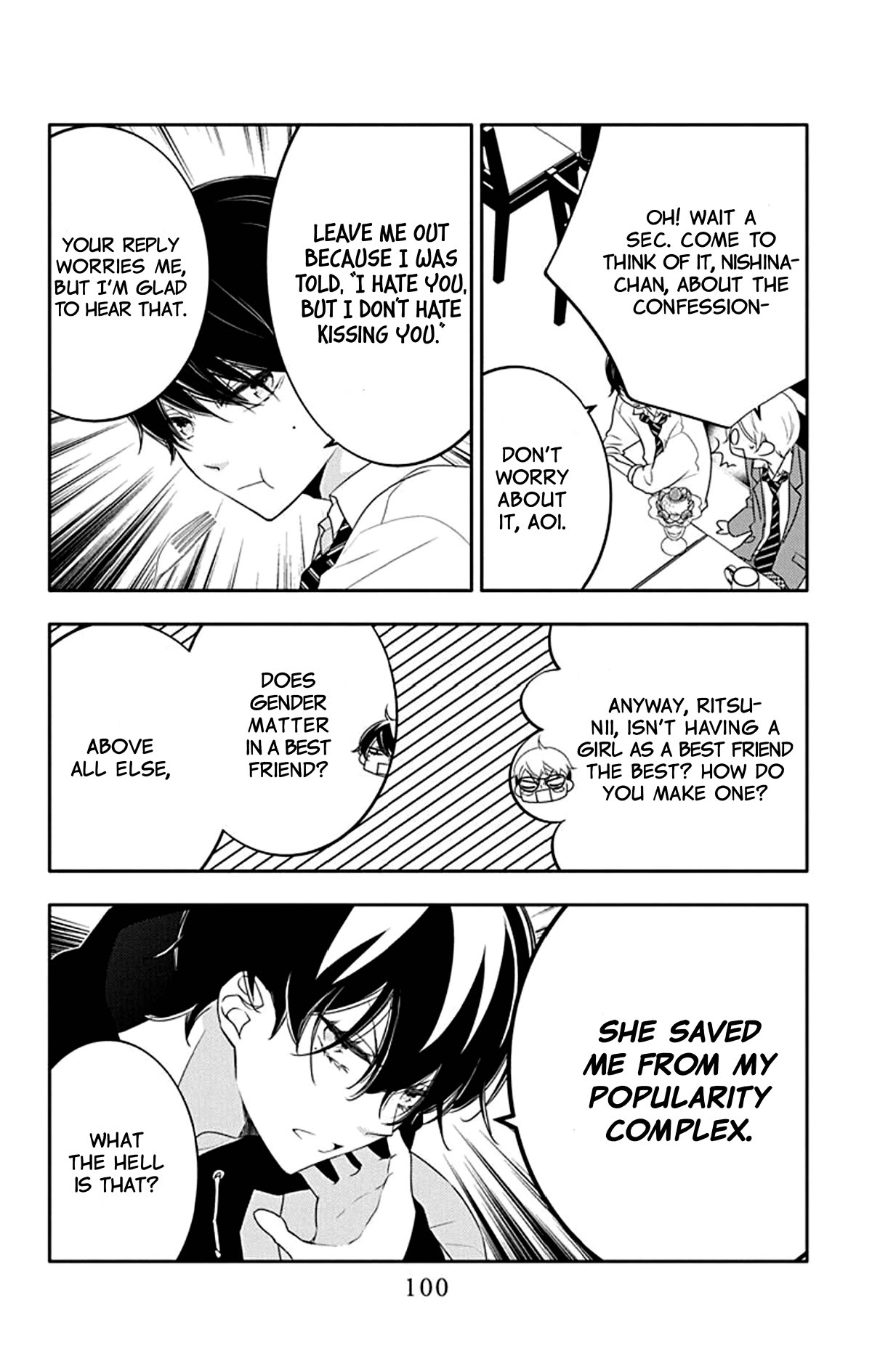 Koi ni Mudaguchi Chapter 19 page 9 - Chapter 19: Back and gyoza.