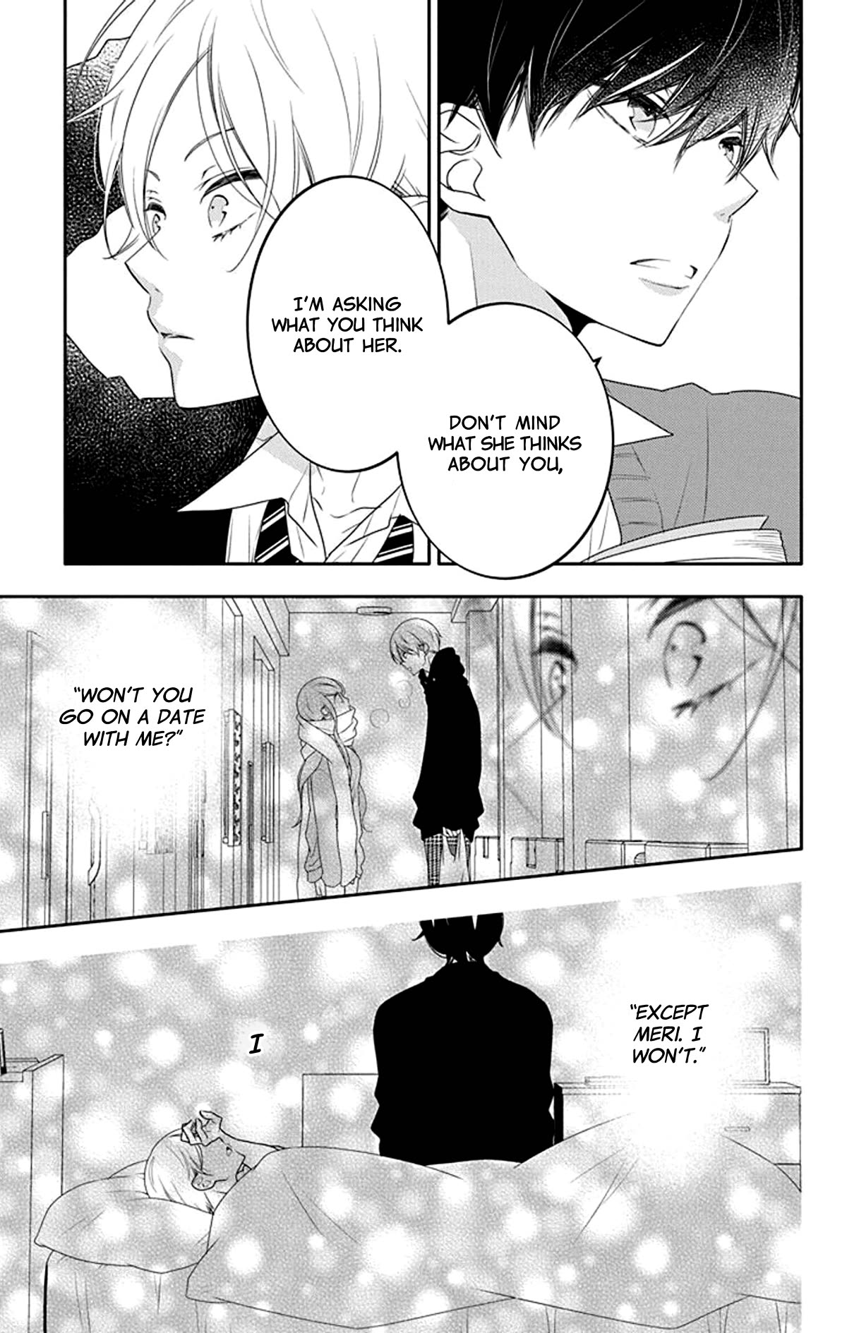 Koi ni Mudaguchi Chapter 20 page 17 - Chapter 20: Mole and the brave.