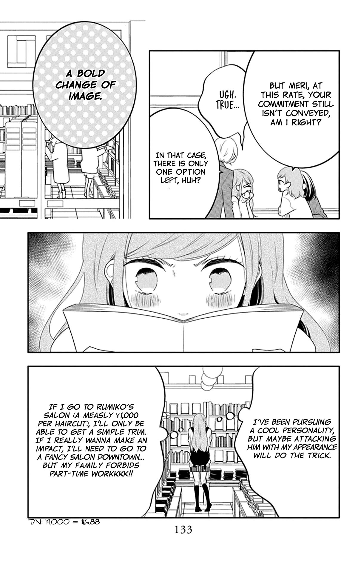 Koi ni Mudaguchi Chapter 20 page 9 - Chapter 20: Mole and the brave.