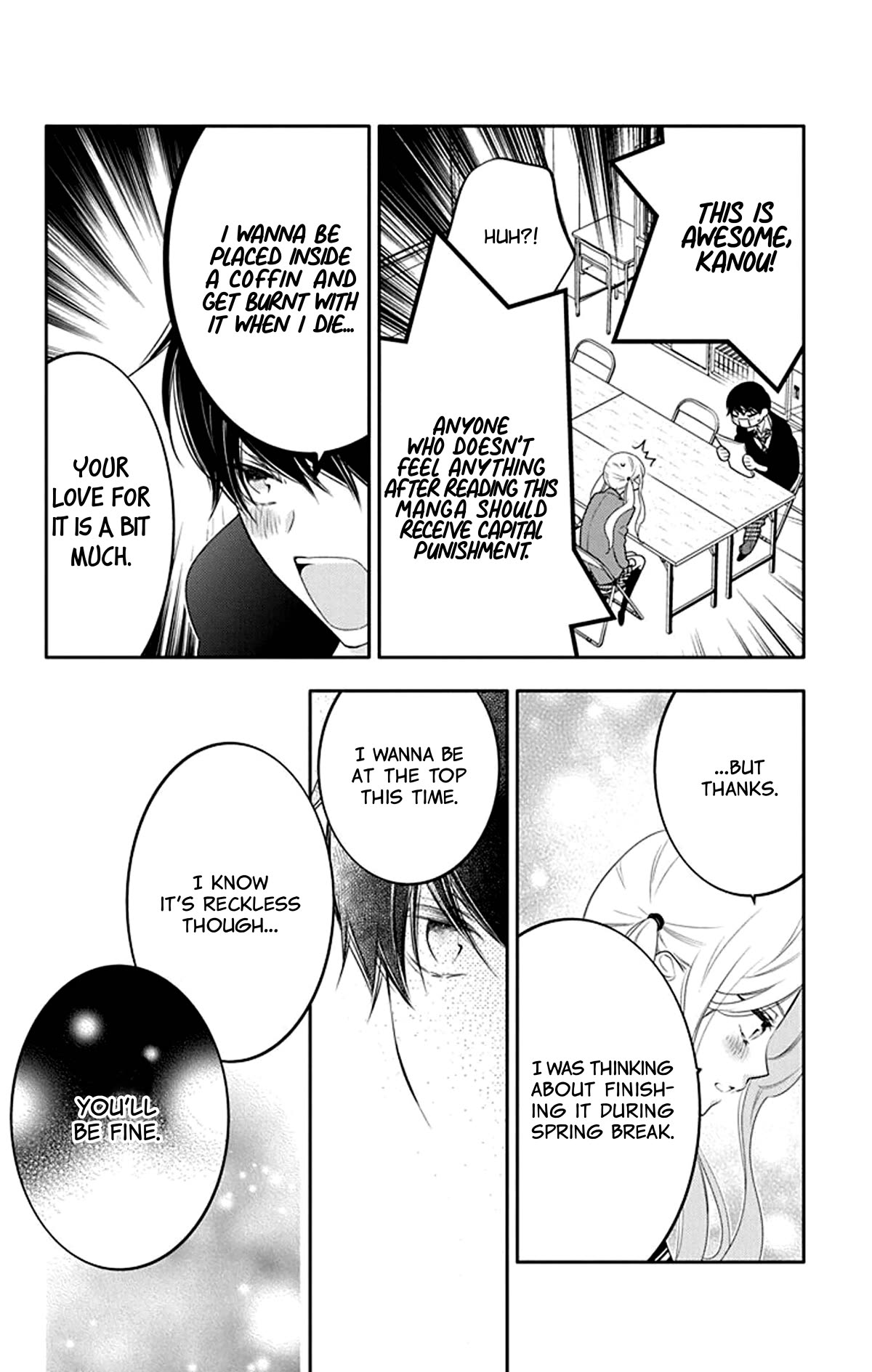 Koi ni Mudaguchi Chapter 21 page 24 - Chapter 21: Dreams and fluttering.