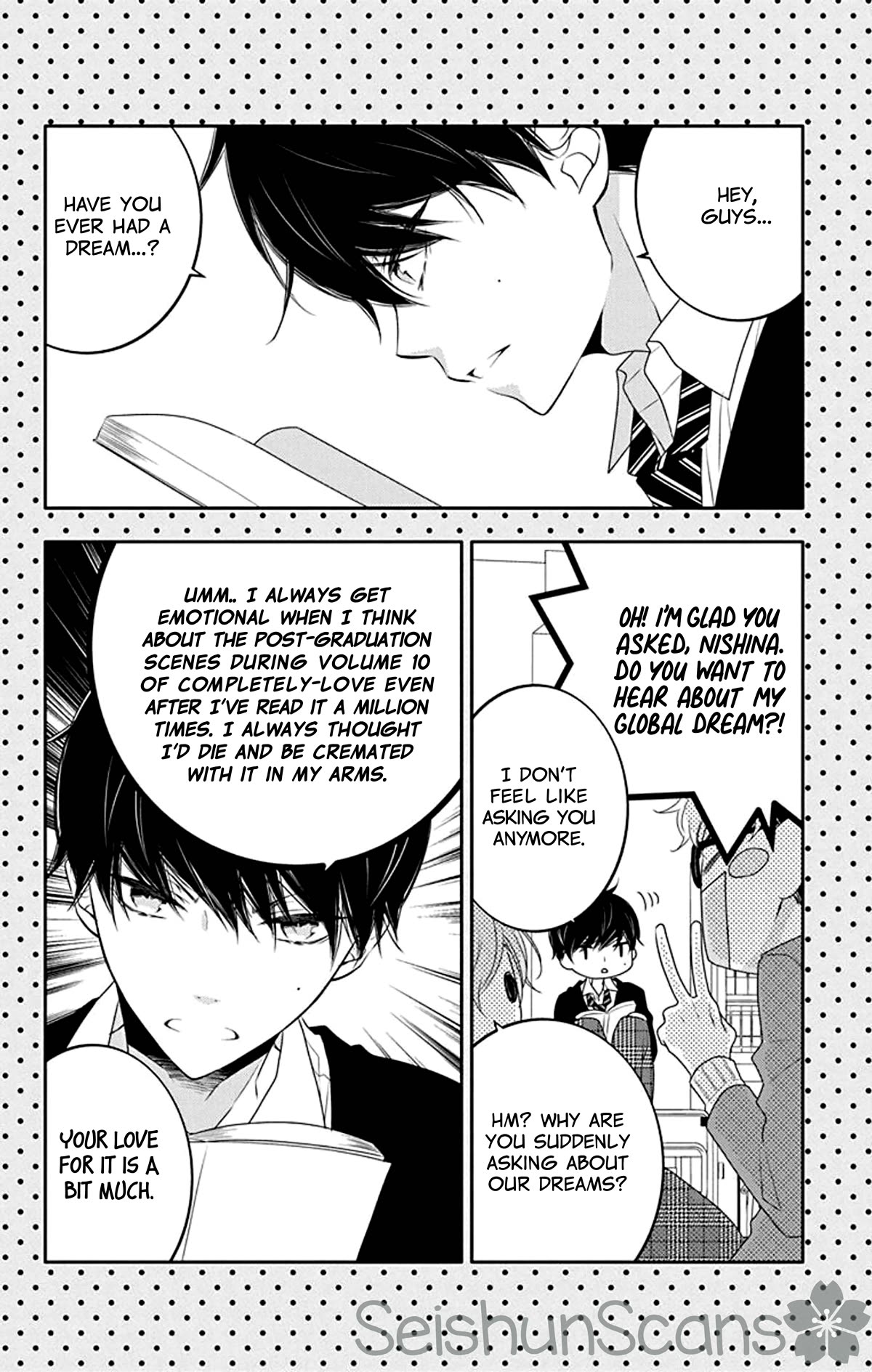 Koi ni Mudaguchi Chapter 21 page 6 - Chapter 21: Dreams and fluttering.