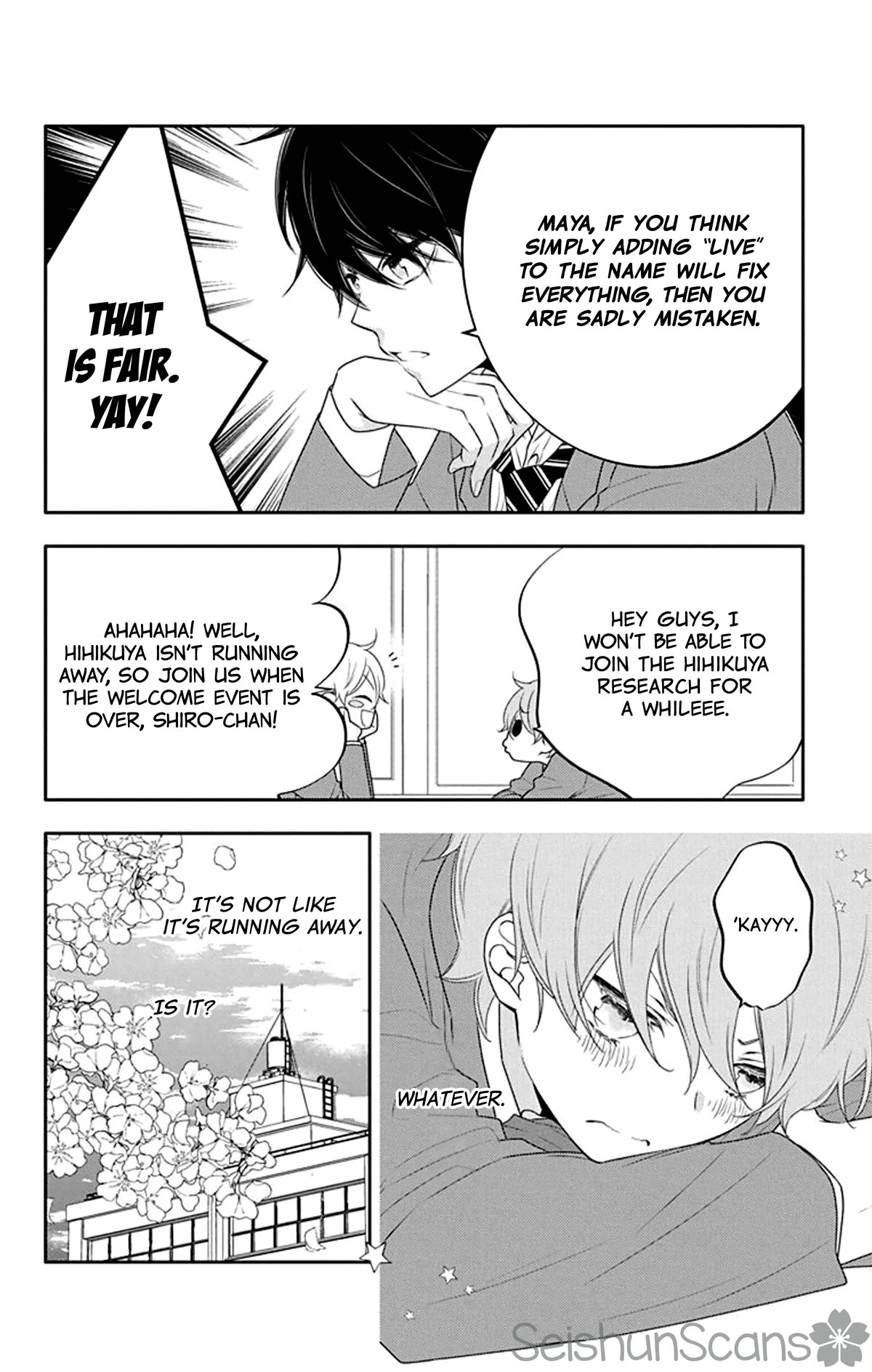 Koi ni Mudaguchi Chapter 22 page 11 - Chapter 22: Sunset and limit.