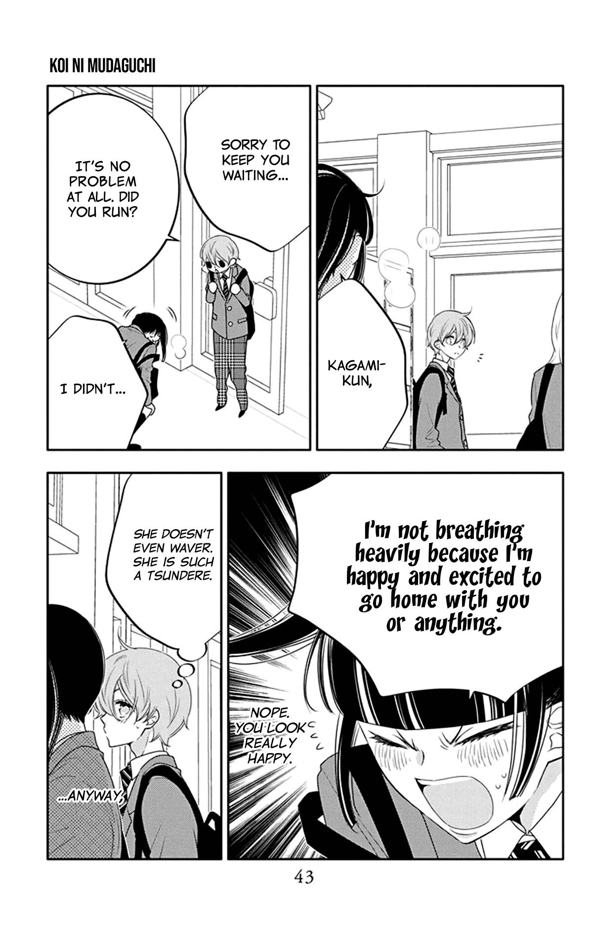 Koi ni Mudaguchi Chapter 22 page 12 - Chapter 22: Sunset and limit.