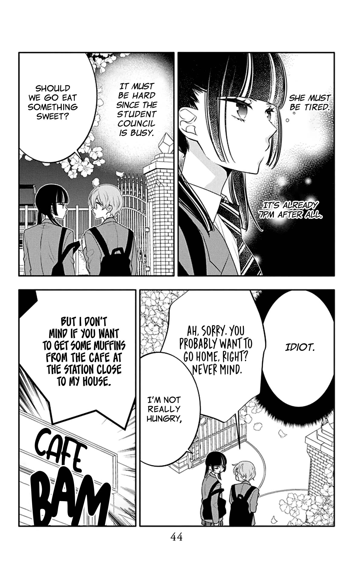 Koi ni Mudaguchi Chapter 22 page 13 - Chapter 22: Sunset and limit.