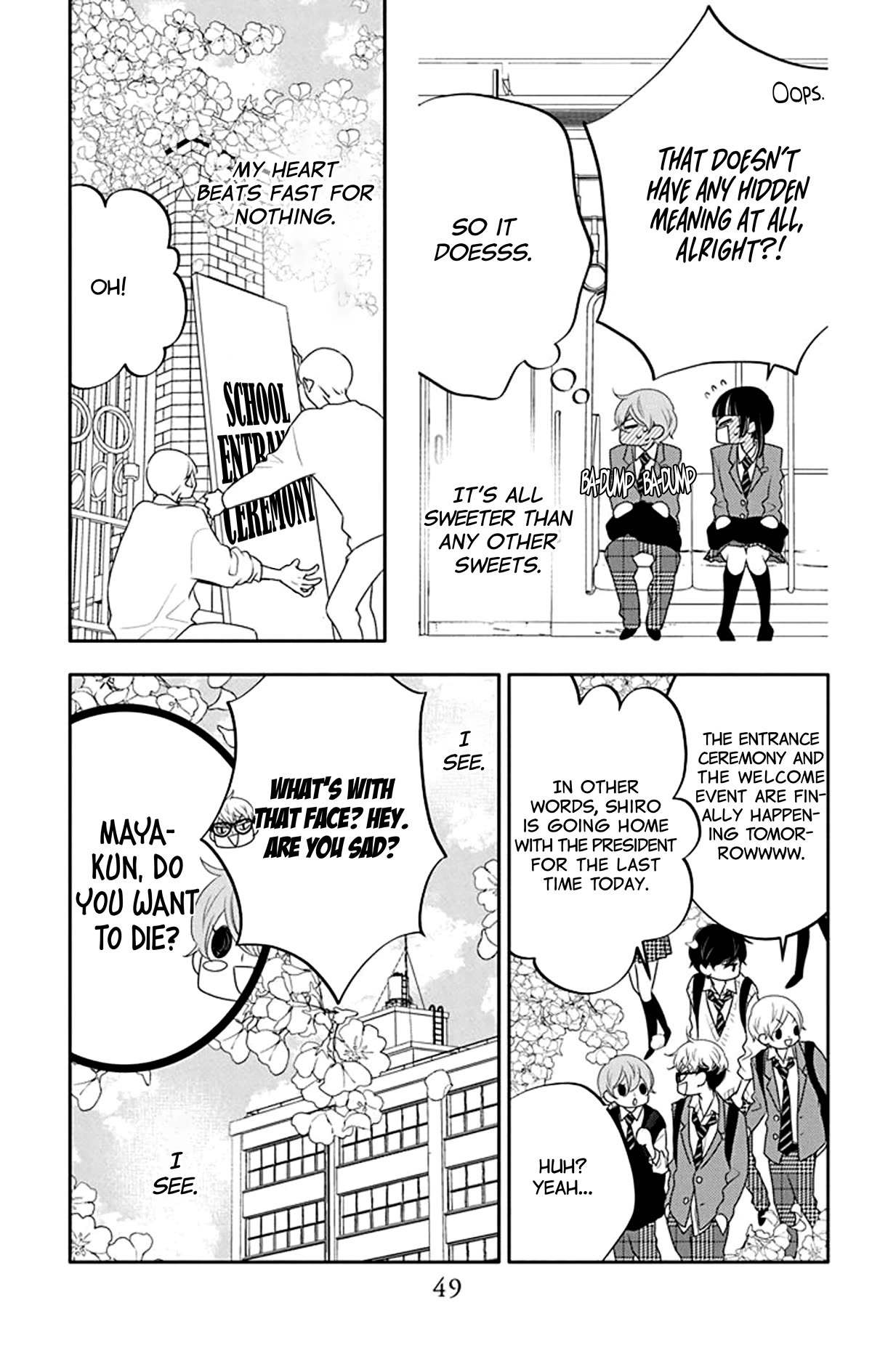 Koi ni Mudaguchi Chapter 22 page 18 - Chapter 22: Sunset and limit.