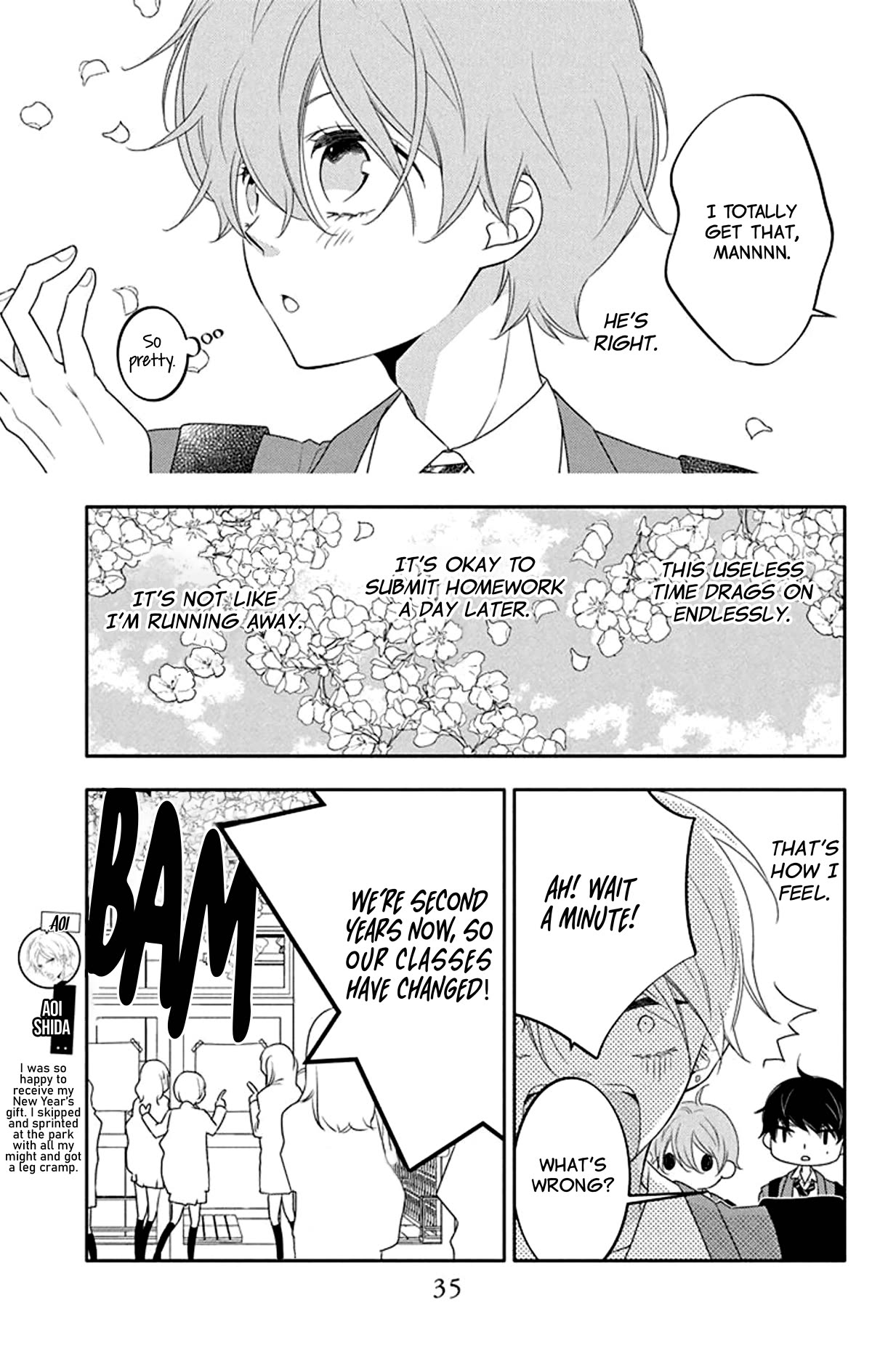 Koi ni Mudaguchi Chapter 22 page 4 - Chapter 22: Sunset and limit.