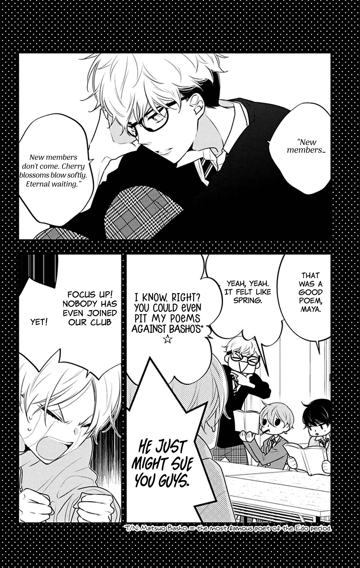 Koi ni Mudaguchi Chapter 23 page 3 - Chapter 23: Smile and haiku.