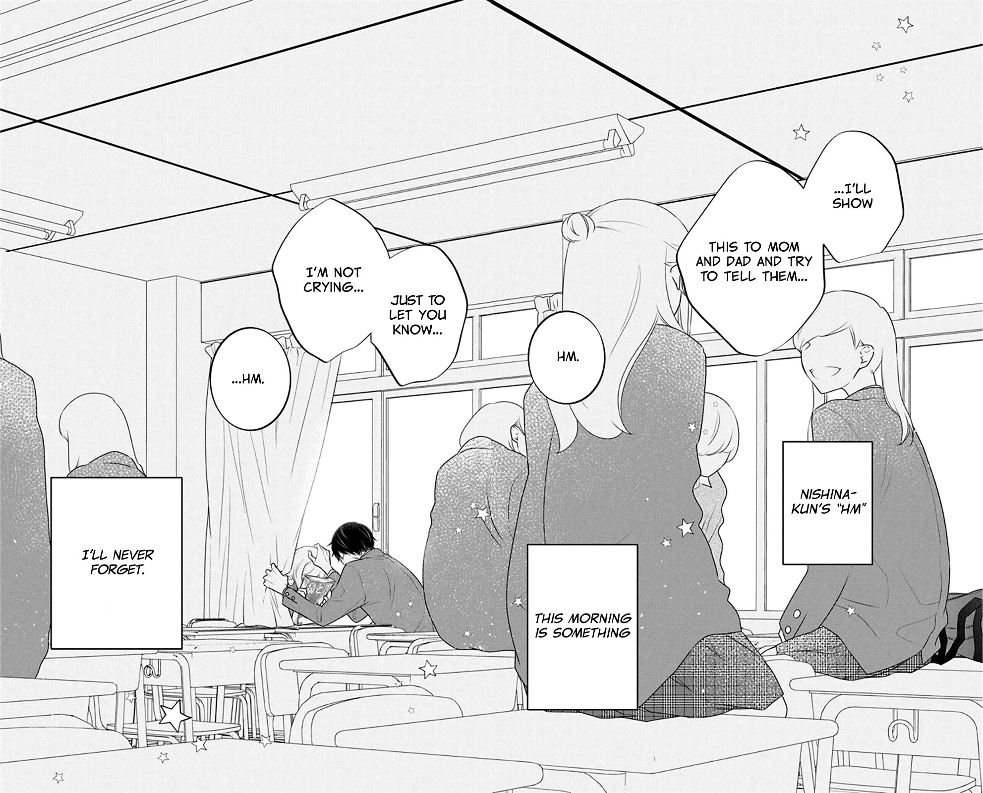 Koi ni Mudaguchi Chapter 24 page 29 - Chapter 24: "Hm" and curtain.