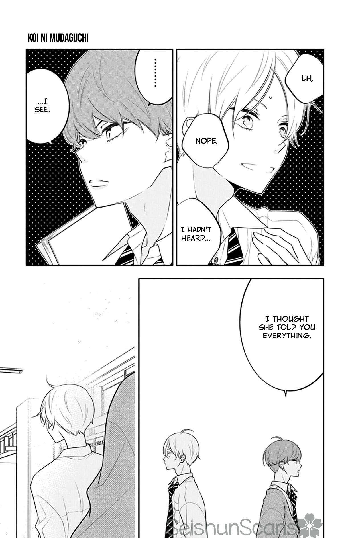 Koi ni Mudaguchi Chapter 25 page 16 - Chapter 25: Liking and fluffiness.