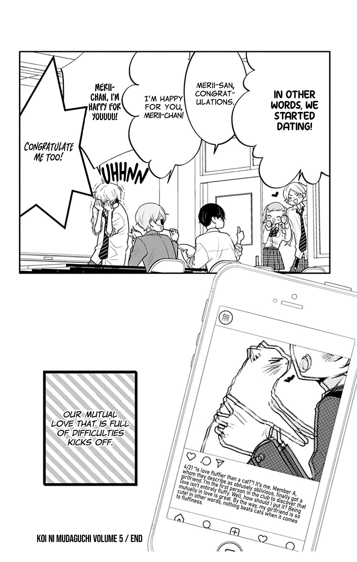 Koi ni Mudaguchi Chapter 25 page 33 - Chapter 25: Liking and fluffiness.