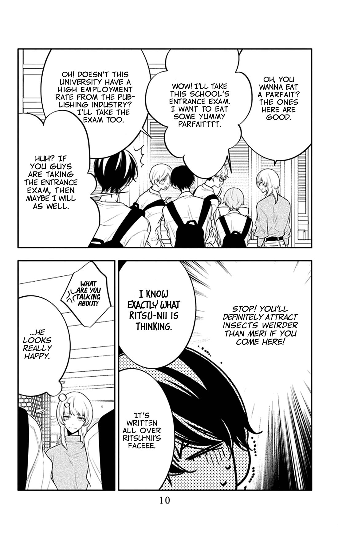 Koi ni Mudaguchi Chapter 26 page 12 - Chapter 26: Ba-dump and green.
