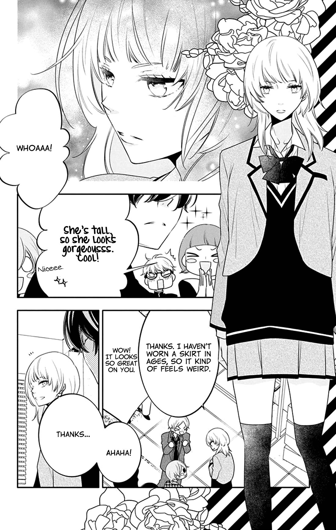 Koi ni Mudaguchi Chapter 26 page 22 - Chapter 26: Ba-dump and green.