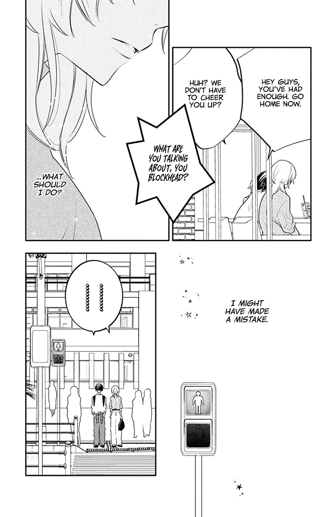 Koi ni Mudaguchi Chapter 26 page 27 - Chapter 26: Ba-dump and green.