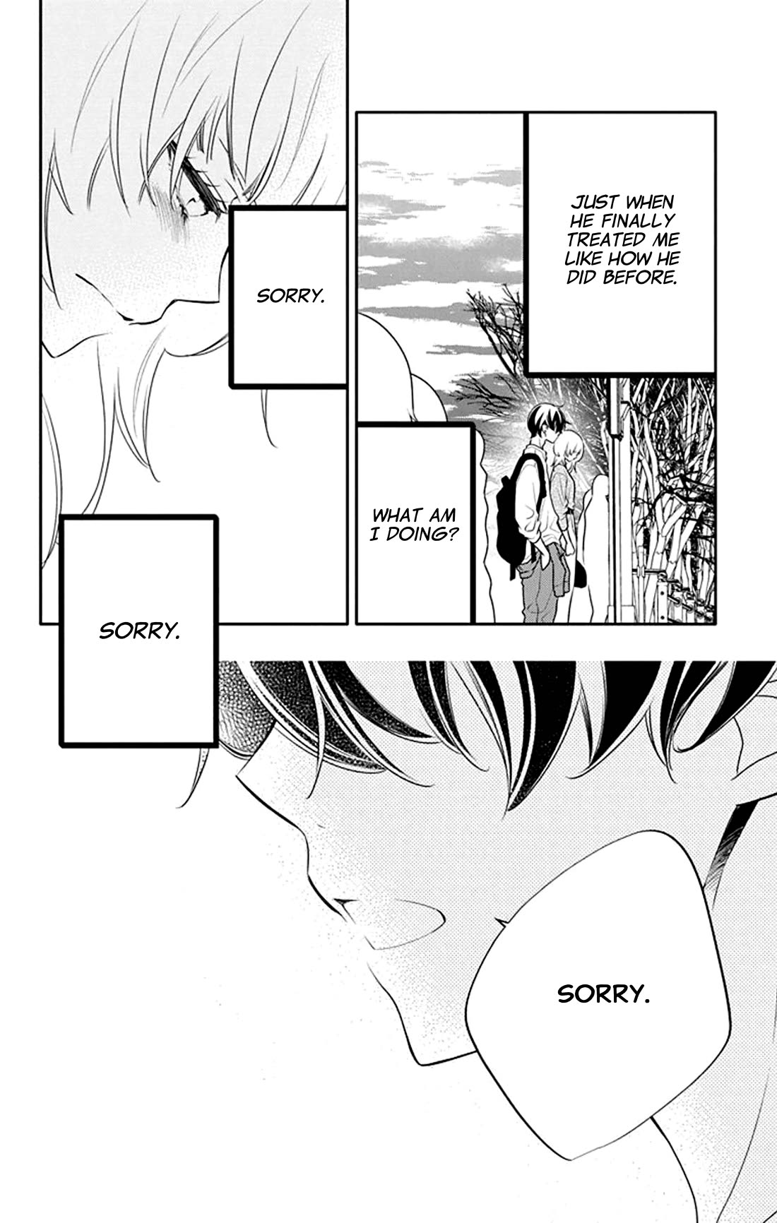 Koi ni Mudaguchi Chapter 26 page 28 - Chapter 26: Ba-dump and green.