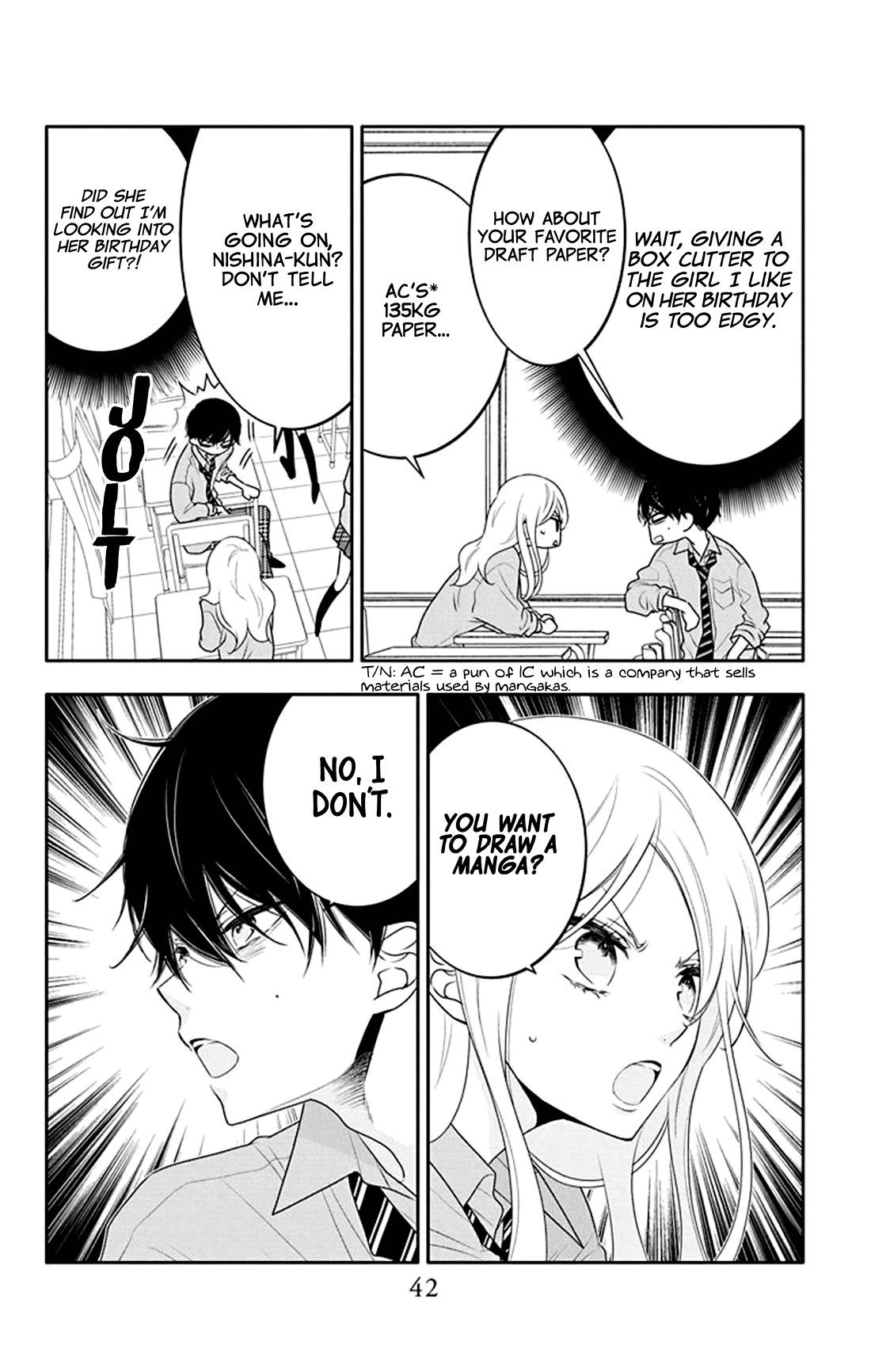 Koi ni Mudaguchi Chapter 27 page 10 - Chapter 27: Promise and gift.
