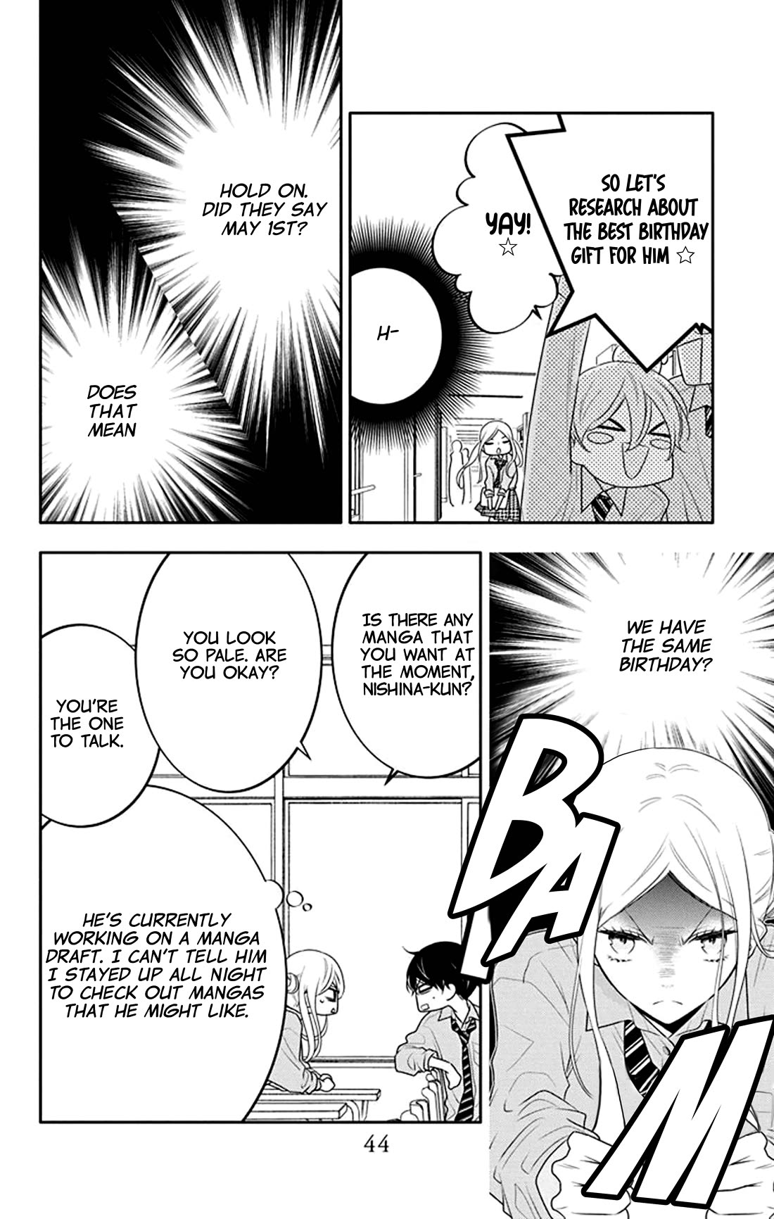 Koi ni Mudaguchi Chapter 27 page 12 - Chapter 27: Promise and gift.