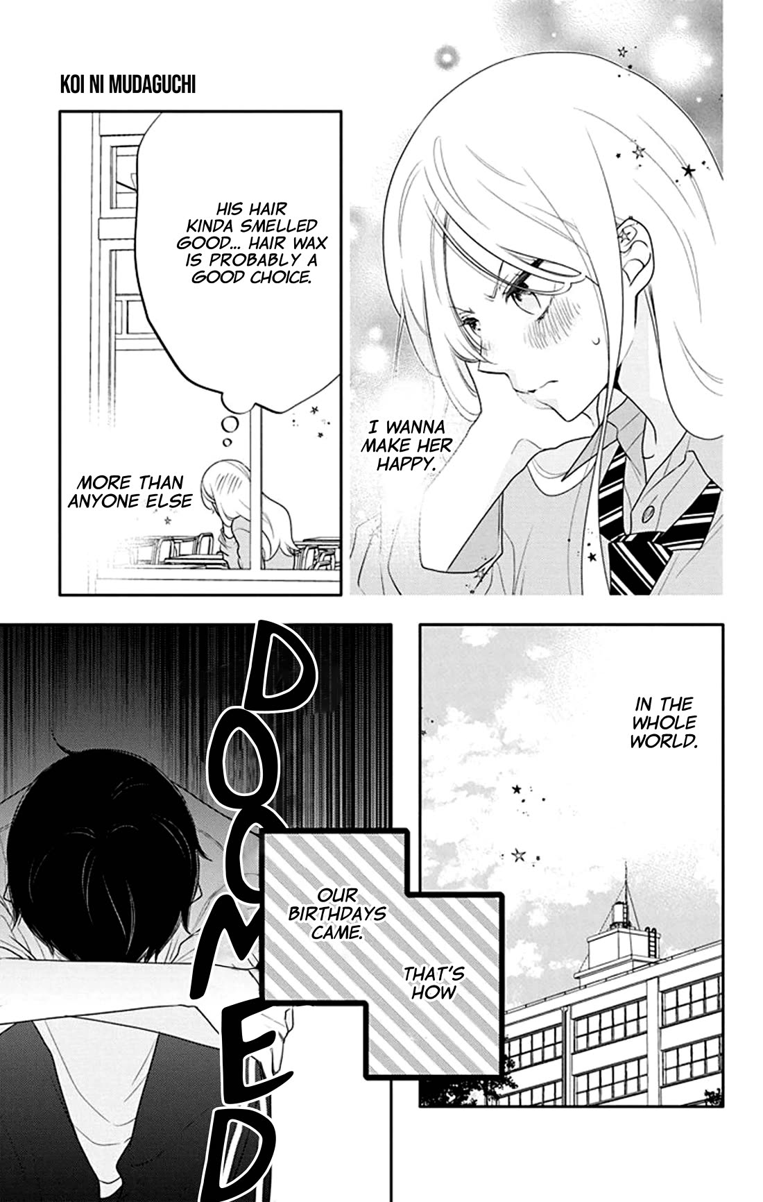 Koi ni Mudaguchi Chapter 27 page 17 - Chapter 27: Promise and gift.
