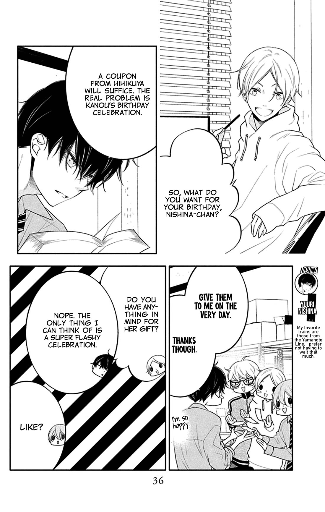 Koi ni Mudaguchi Chapter 27 page 4 - Chapter 27: Promise and gift.