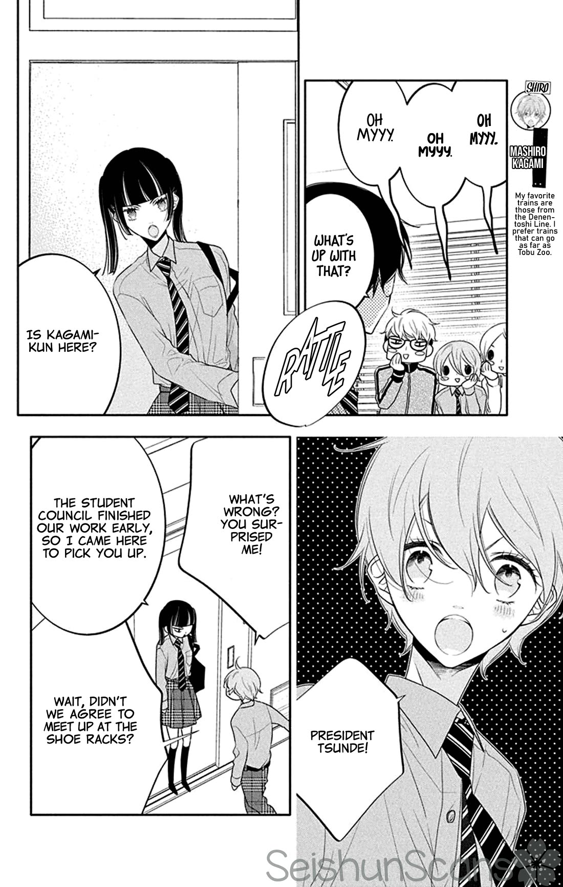 Koi ni Mudaguchi Chapter 27 page 6 - Chapter 27: Promise and gift.